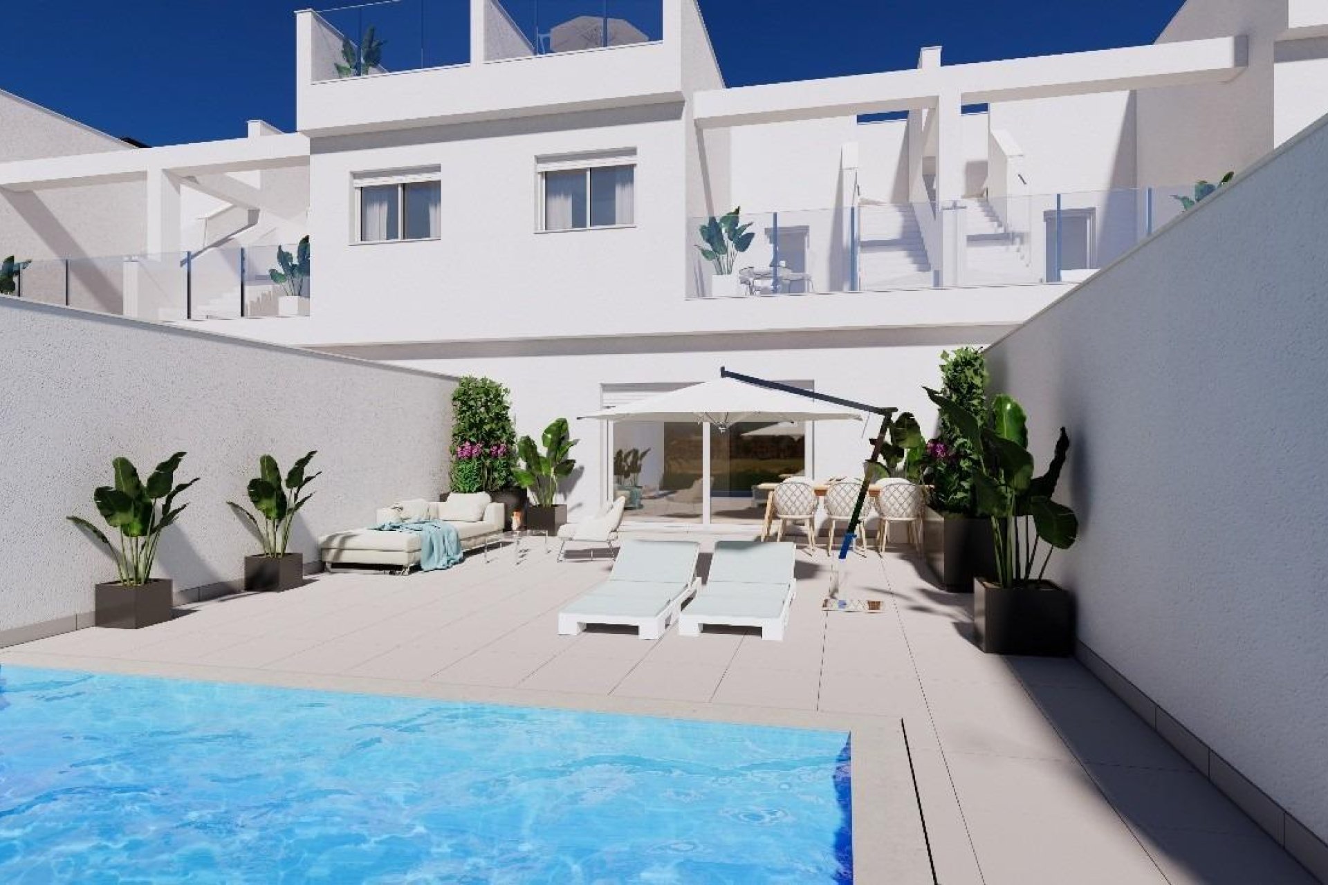 Nieuwbouw Woningen - Rijwoning - Los Alcazares - Serena Golf
