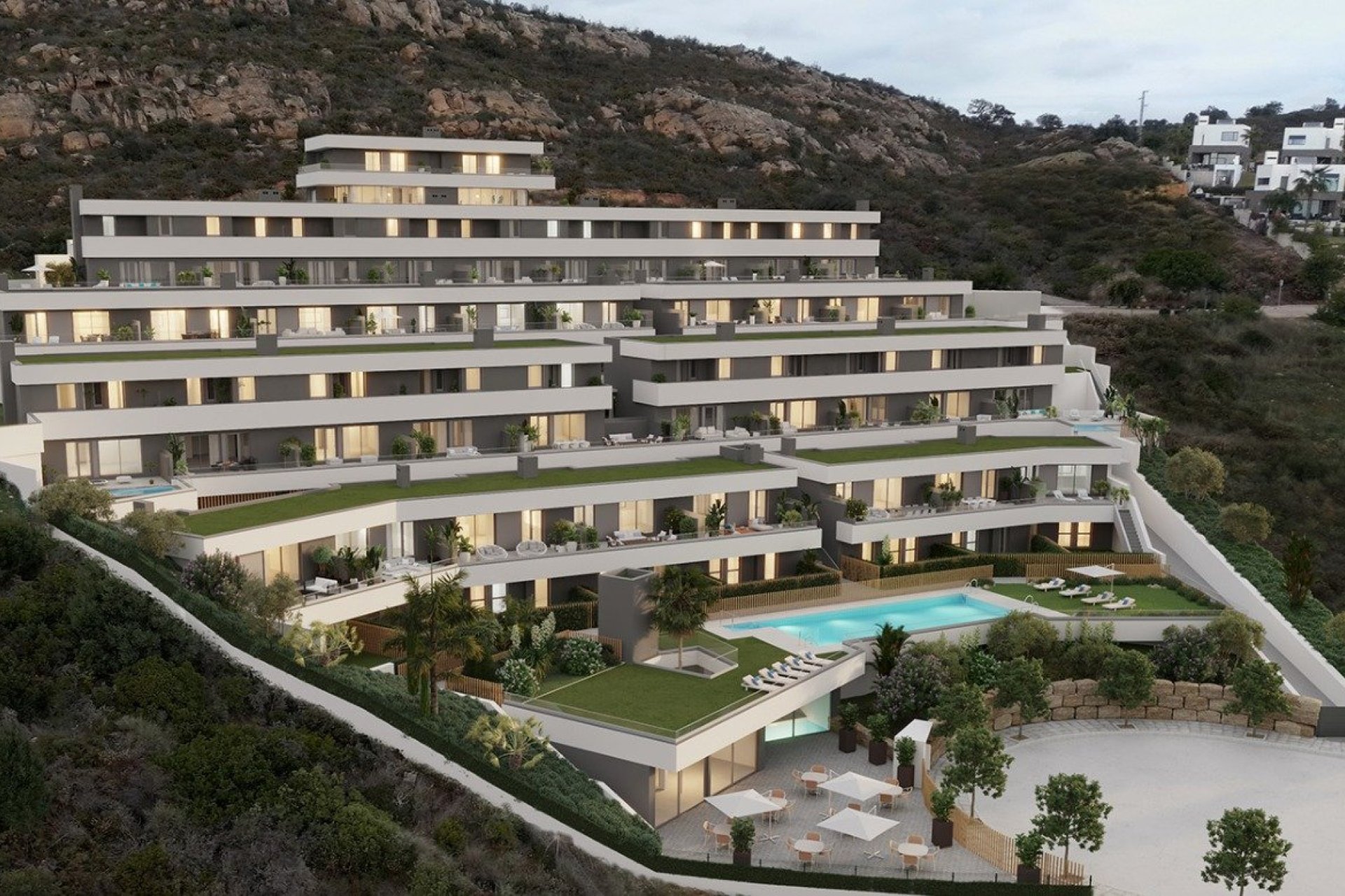 Nieuwbouw Woningen - Rijwoning - Manilva - Punta Chullera