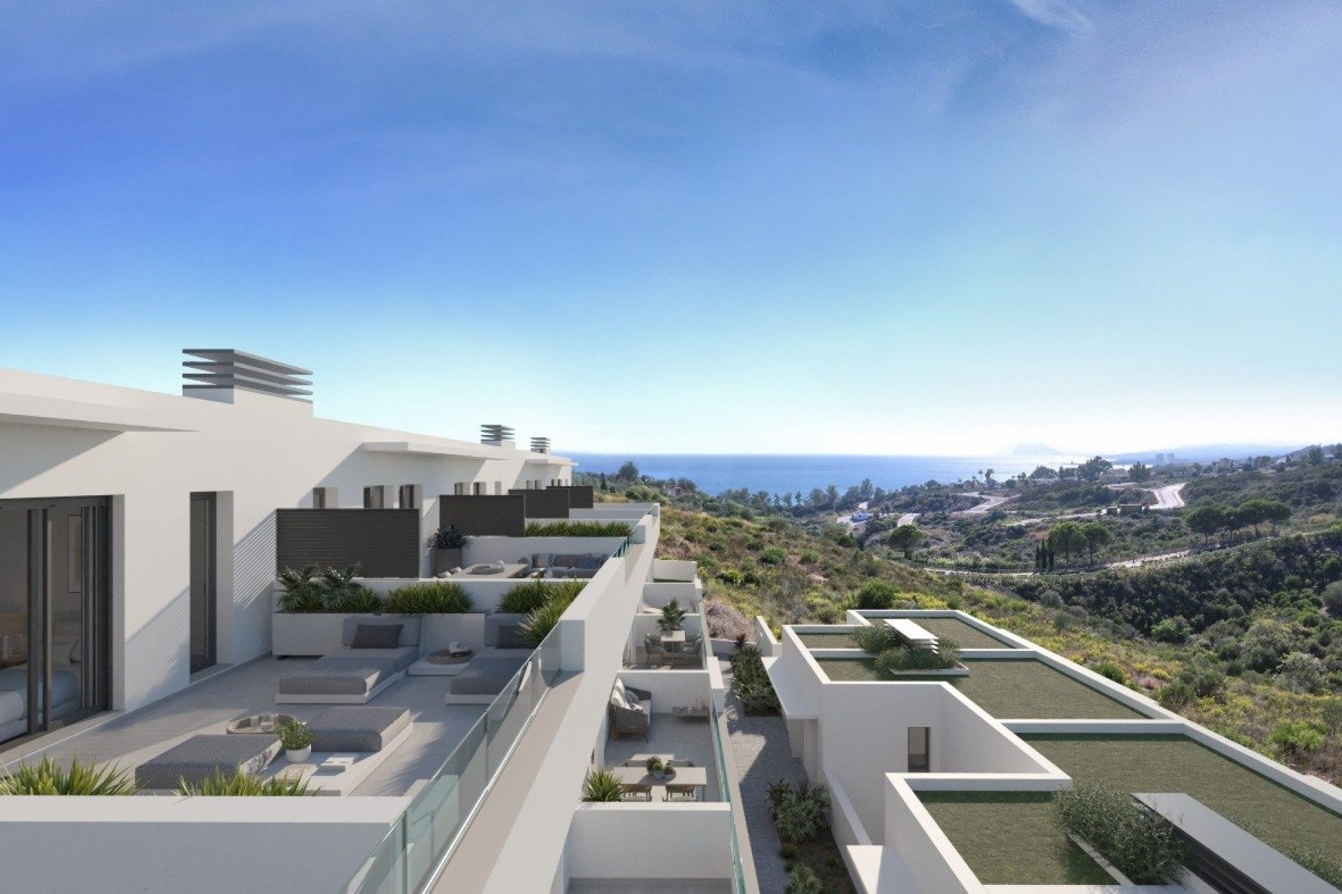 Nieuwbouw Woningen - Rijwoning - Manilva - Punta Chullera