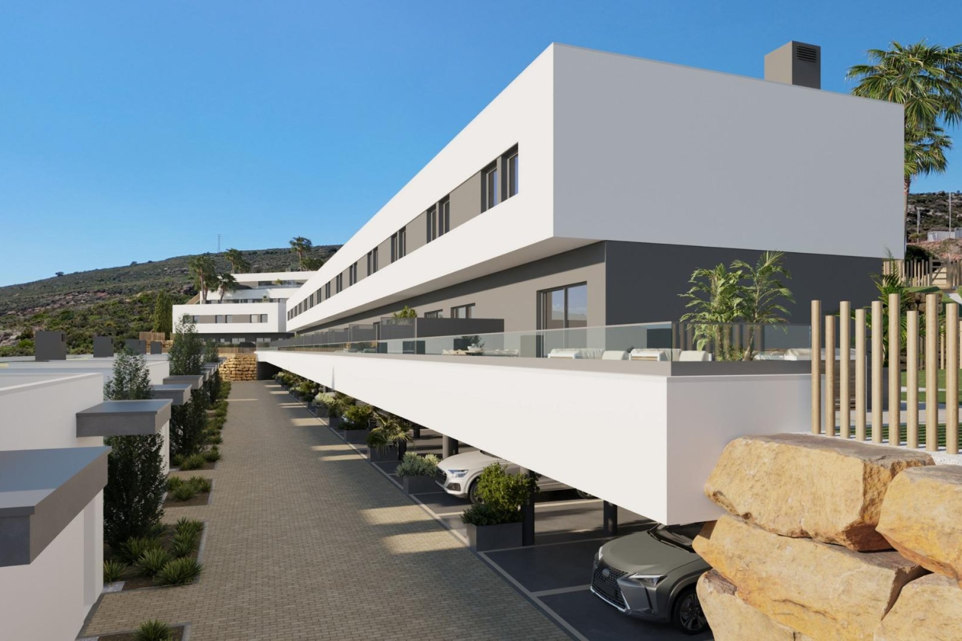 Nieuwbouw Woningen - Rijwoning - Manilva - Urb. Bahia de las Rocas