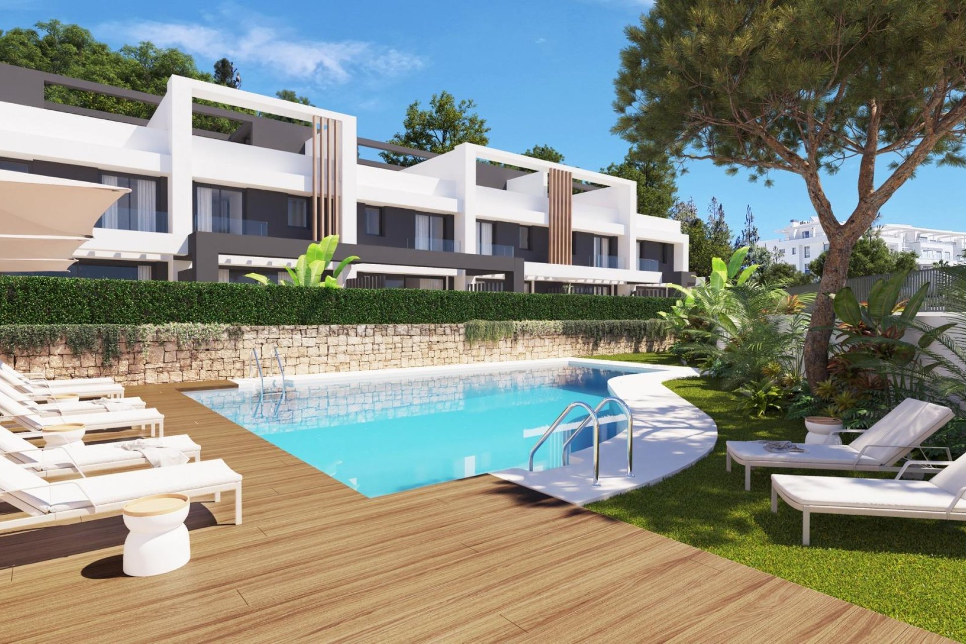 Nieuwbouw Woningen - Rijwoning - Mijas - El Faro