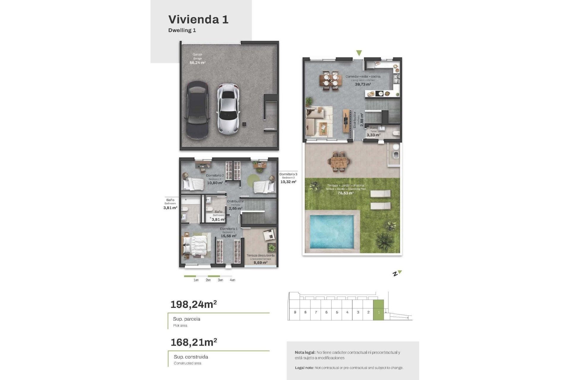 Nieuwbouw Woningen - Rijwoning - Mojacar - Descargador