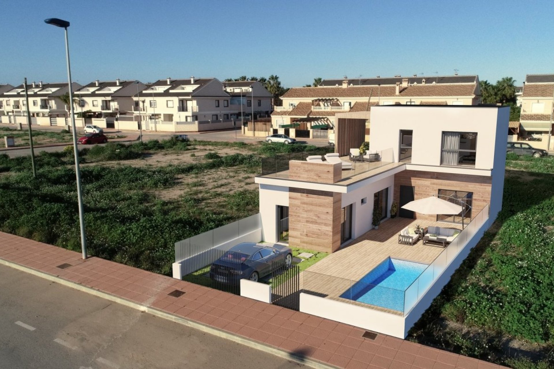 Nieuwbouw Woningen - Rijwoning - San Javier - Parque del doce