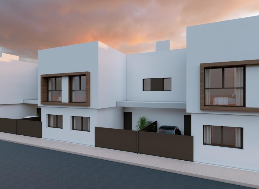 Nieuwbouw Woningen - Rijwoning - San Javier - pueblo
