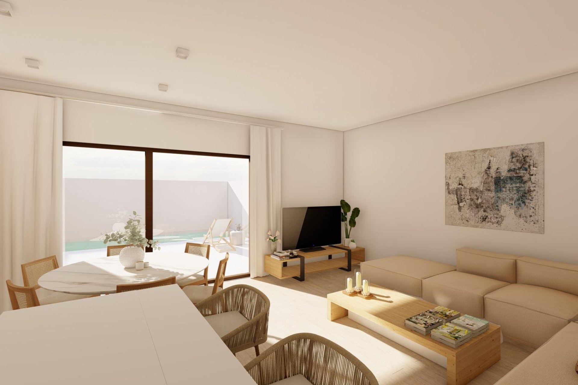 Nieuwbouw Woningen - Rijwoning - San Javier - pueblo