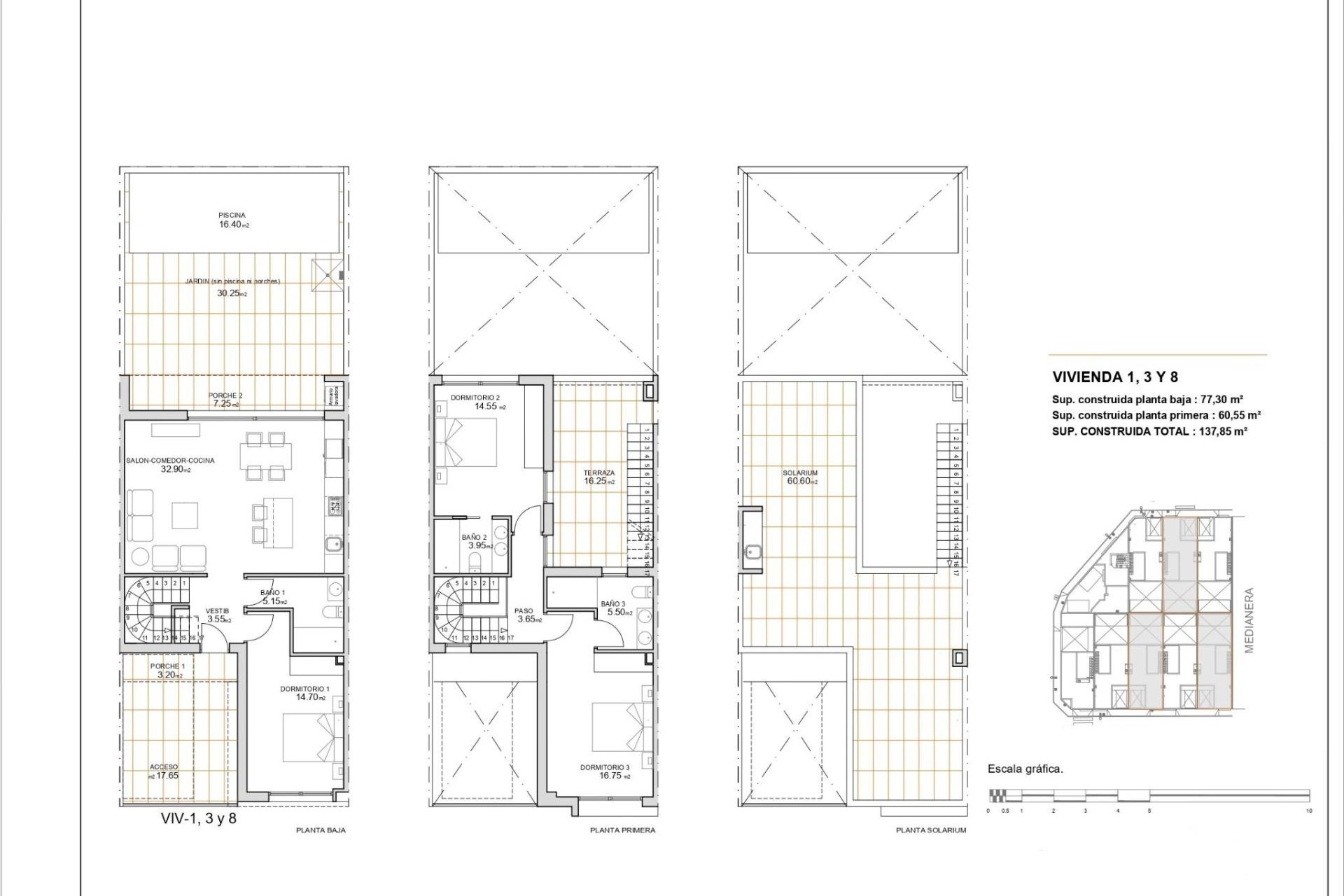 Nieuwbouw Woningen - Rijwoning - San Javier