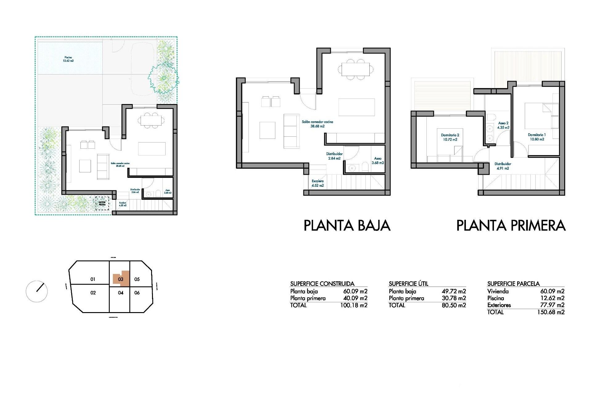 Nieuwbouw Woningen - Rijwoning - Torre Pacheco - El Alba