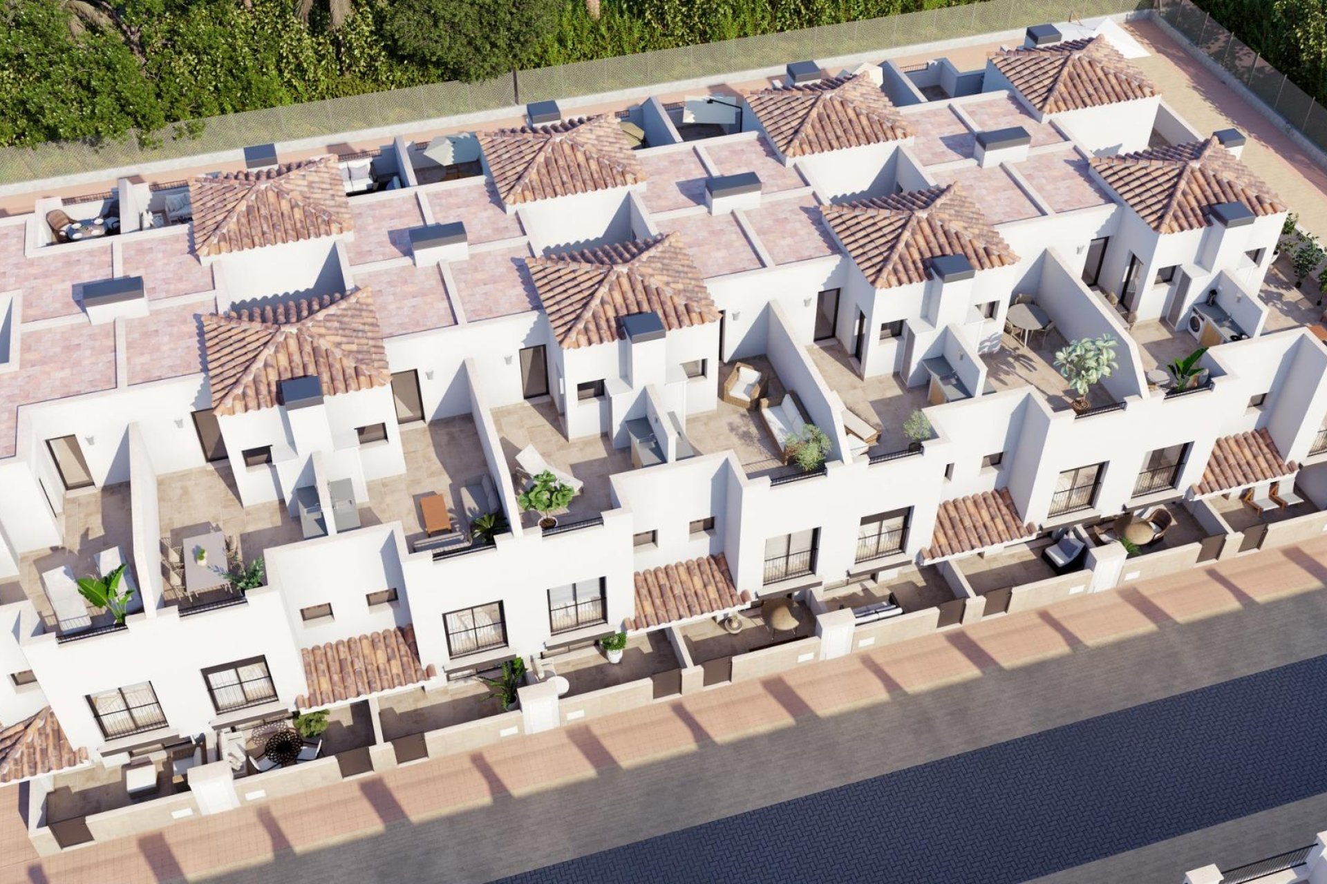 Nieuwbouw Woningen - Rijwoning - Torre Pacheco - Santa Rosalia pueblo