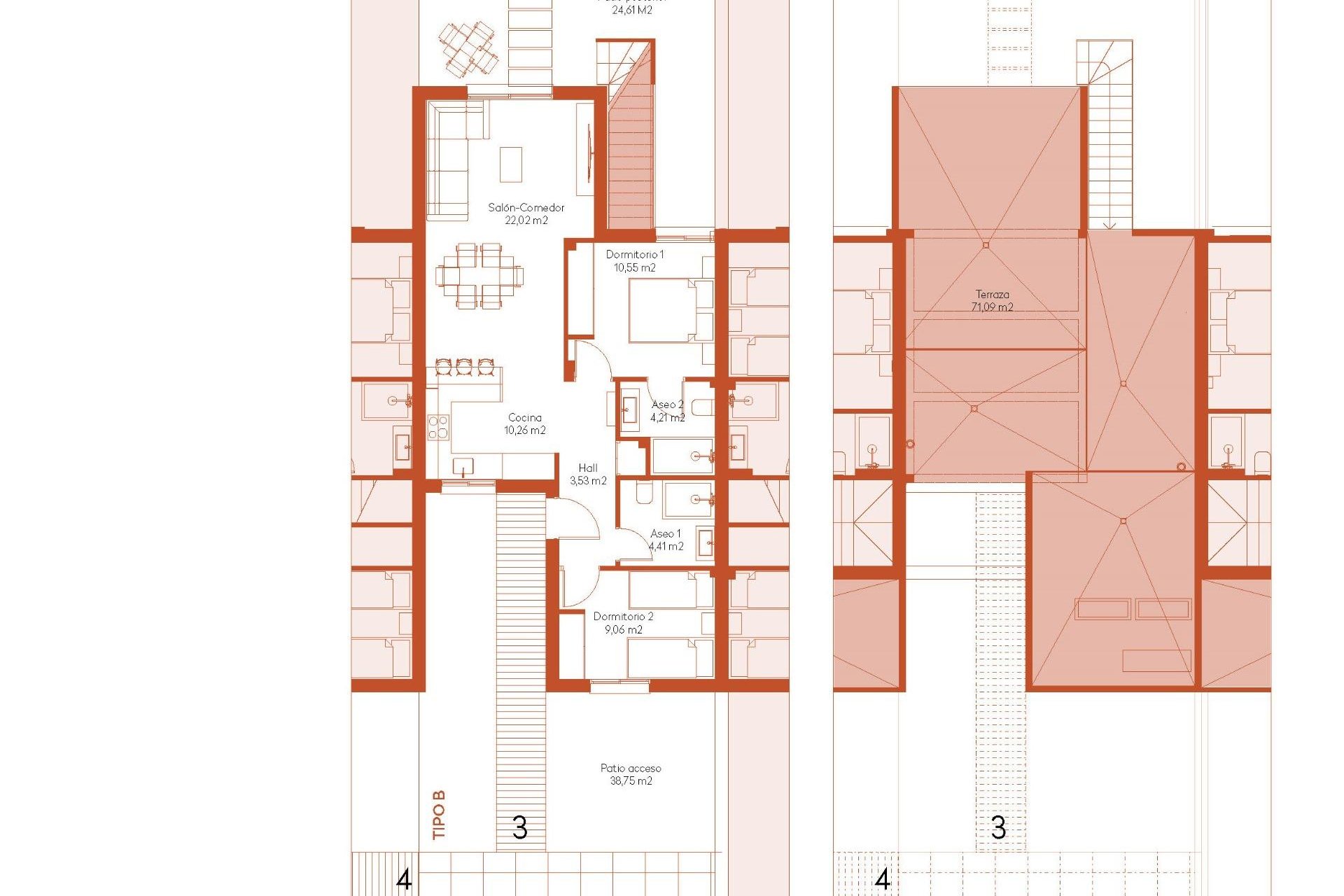 Nieuwbouw Woningen - Town House - Banos y Mendigo - Altaona Golf And Country Village