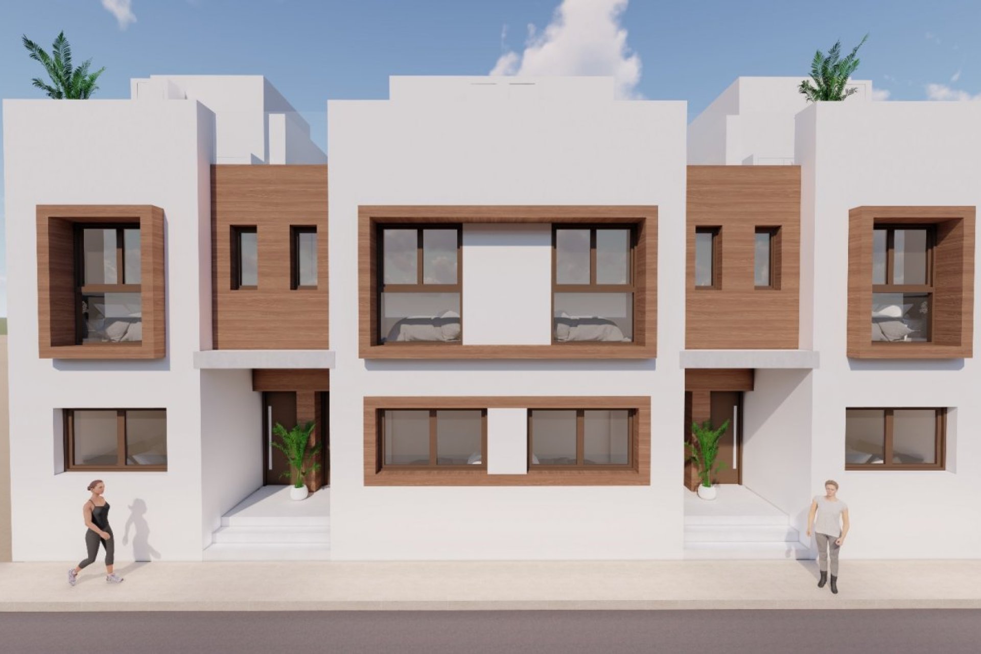 Nieuwbouw Woningen - Town House - San Javier - pueblo