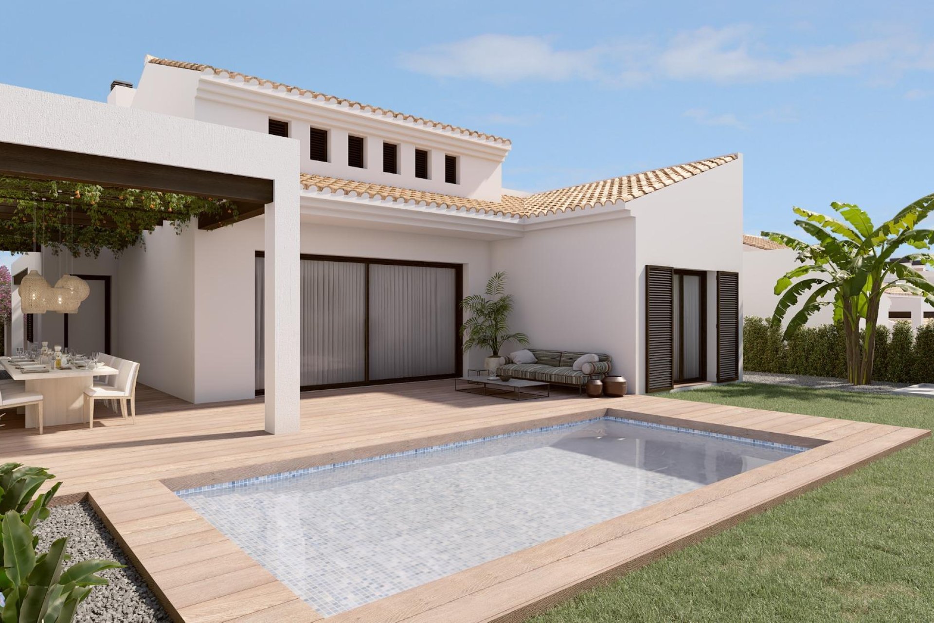 Nieuwbouw Woningen - Villa - Algorfa - Castillo de montemar