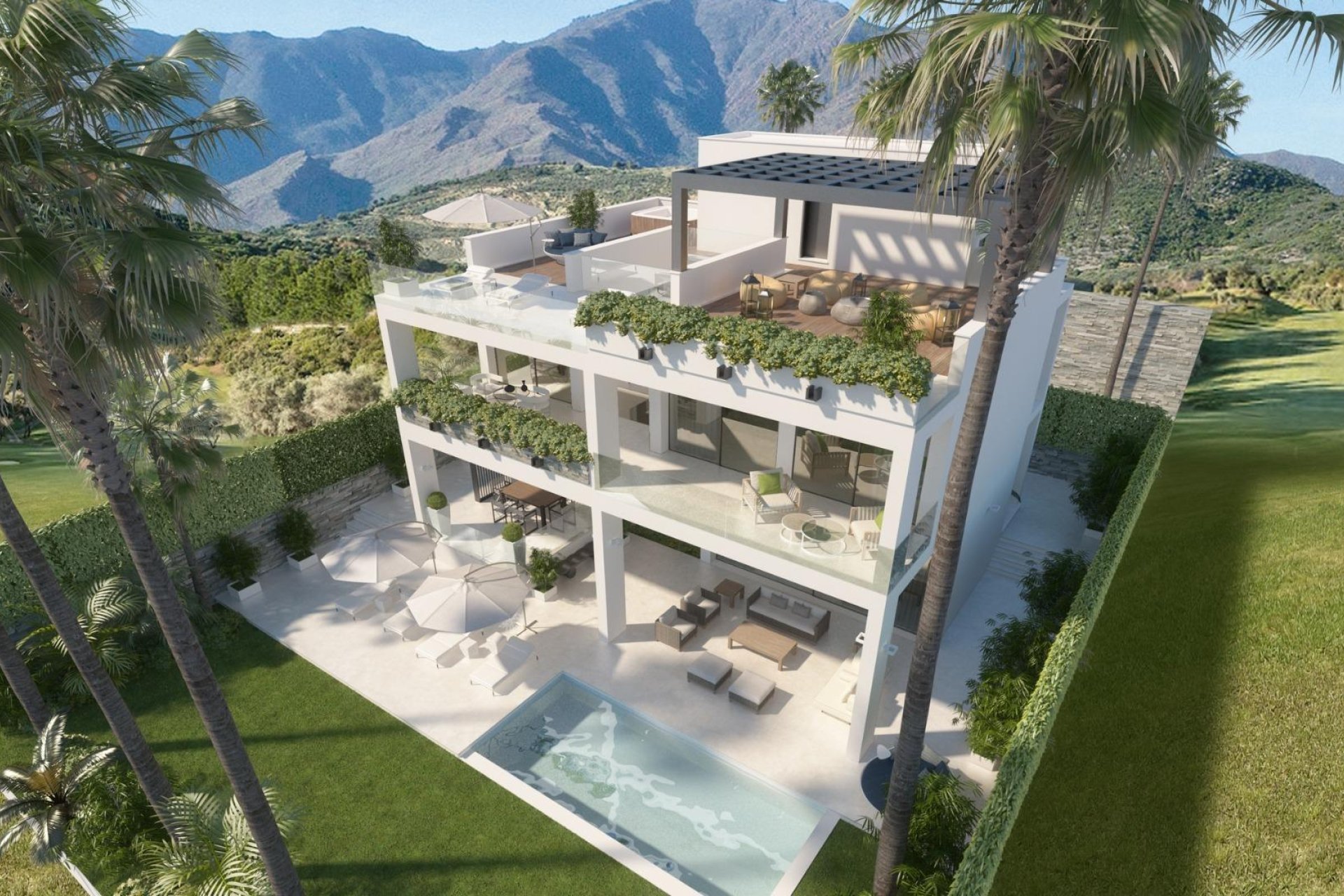 Nieuwbouw Woningen - Villa - Estepona - Estepona Golf