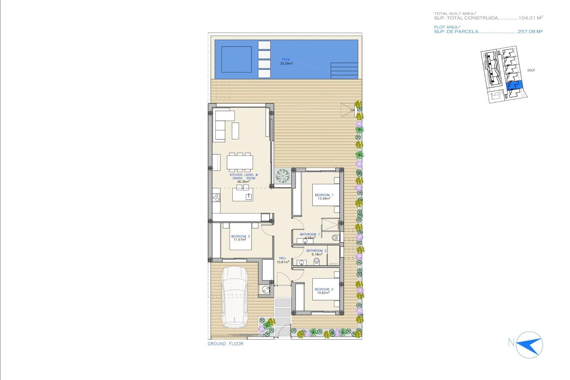 Nieuwbouw Woningen - Villa - Los Alcazares - Serena Golf