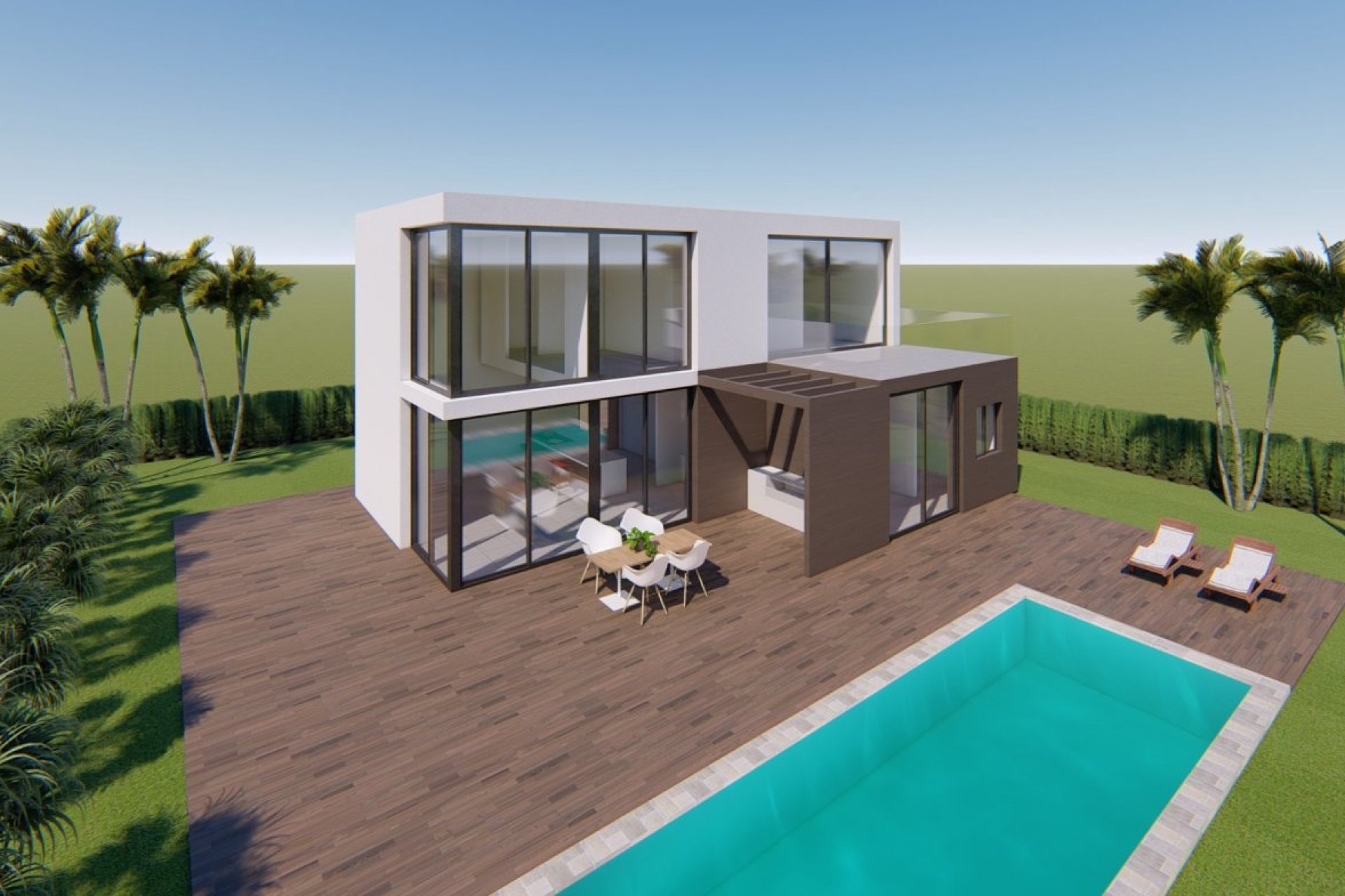 Nieuwbouw Woningen - Villa - Polop - Alberca