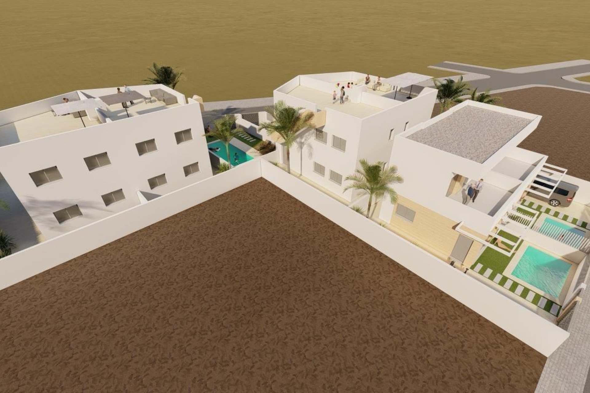 Nieuwbouw Woningen - Villa - Puerto de Mazarron - Mazarron