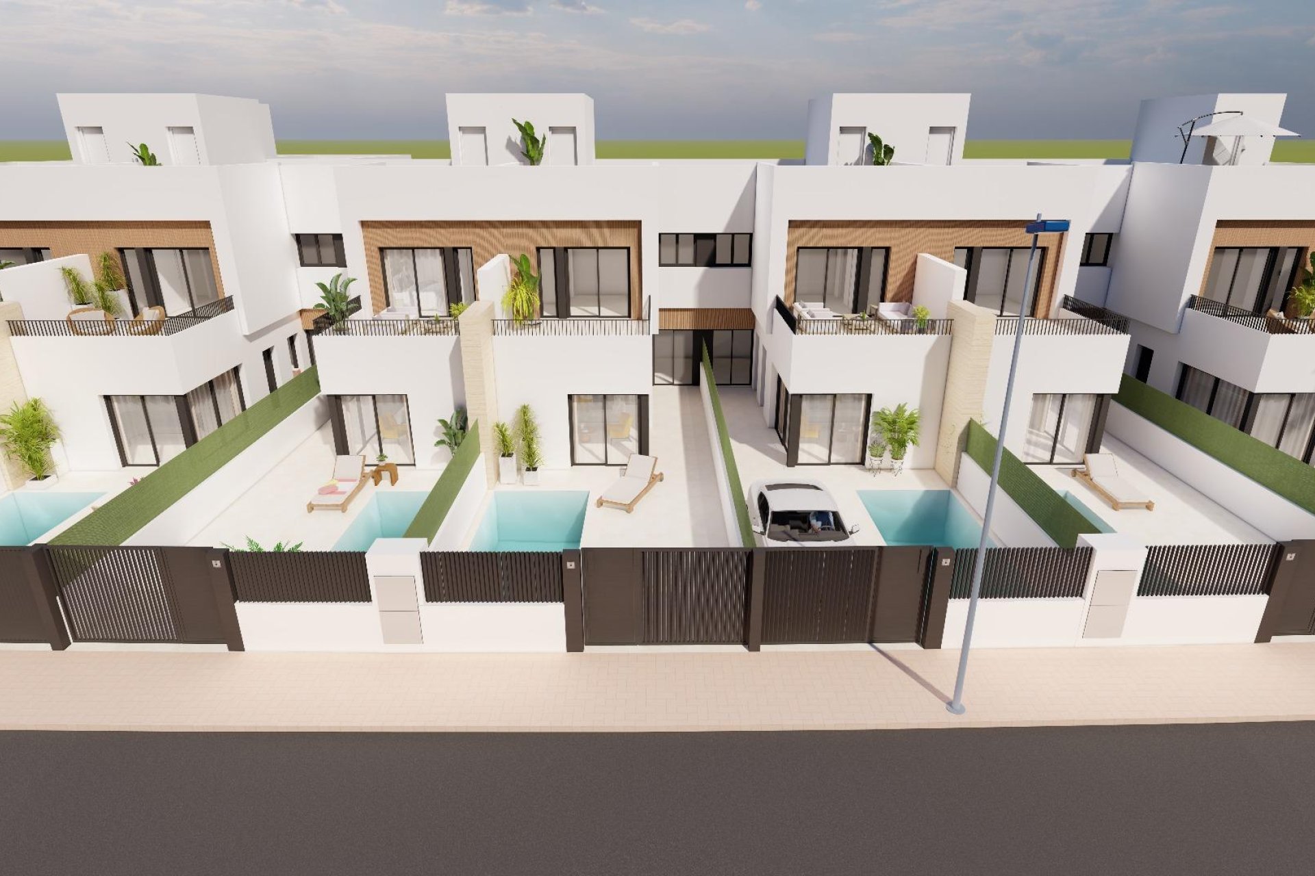 Nieuwbouw Woningen - Villa - Santiago de la Ribera - Santiago De La Ribera