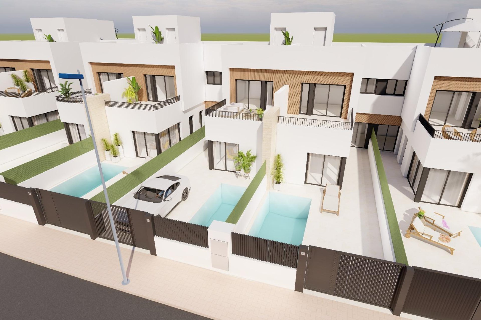 Nieuwbouw Woningen - Villa - Santiago de la Ribera - Santiago De La Ribera