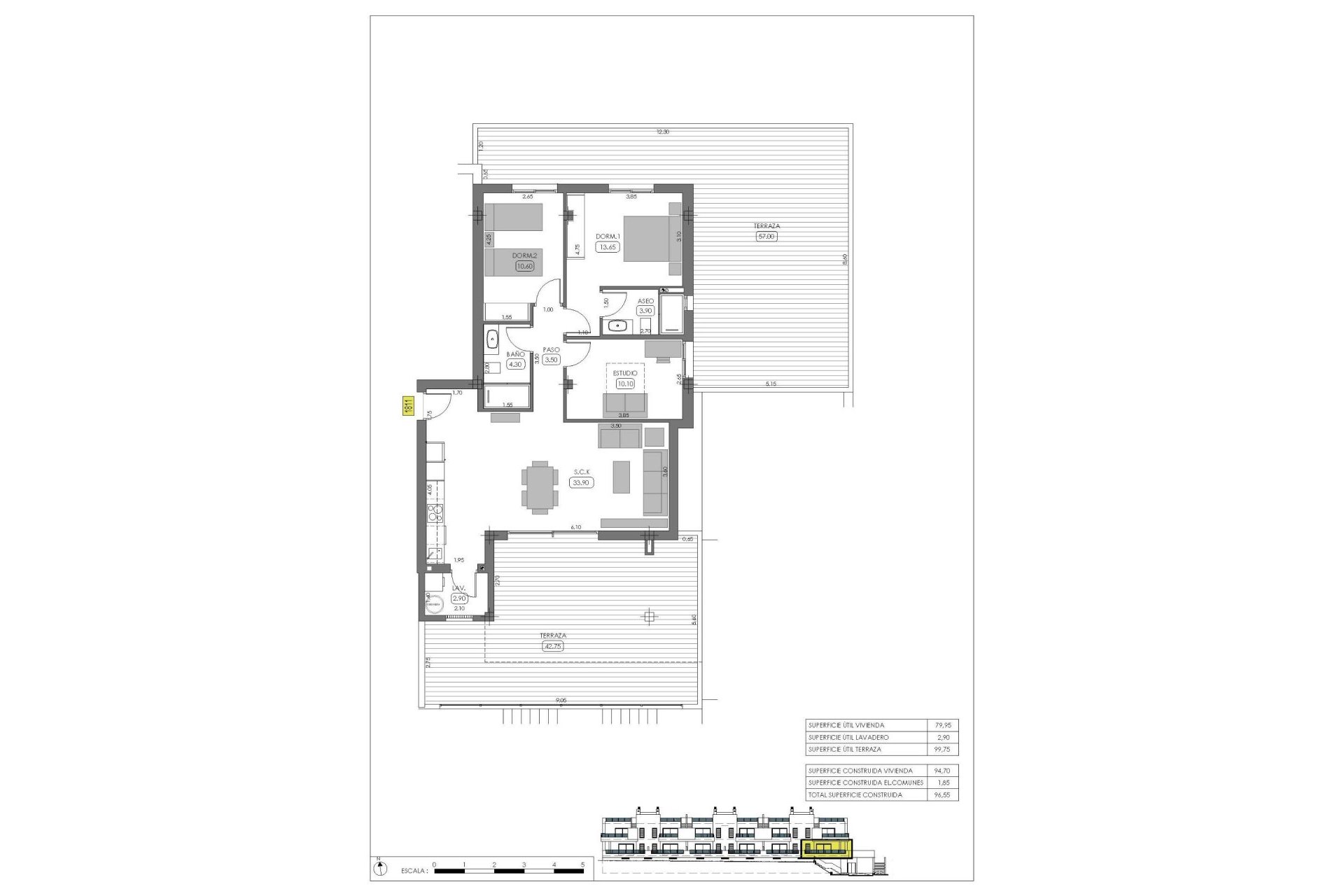 Nouvelle construction - Appartement - Algorfa - La Finca Golf