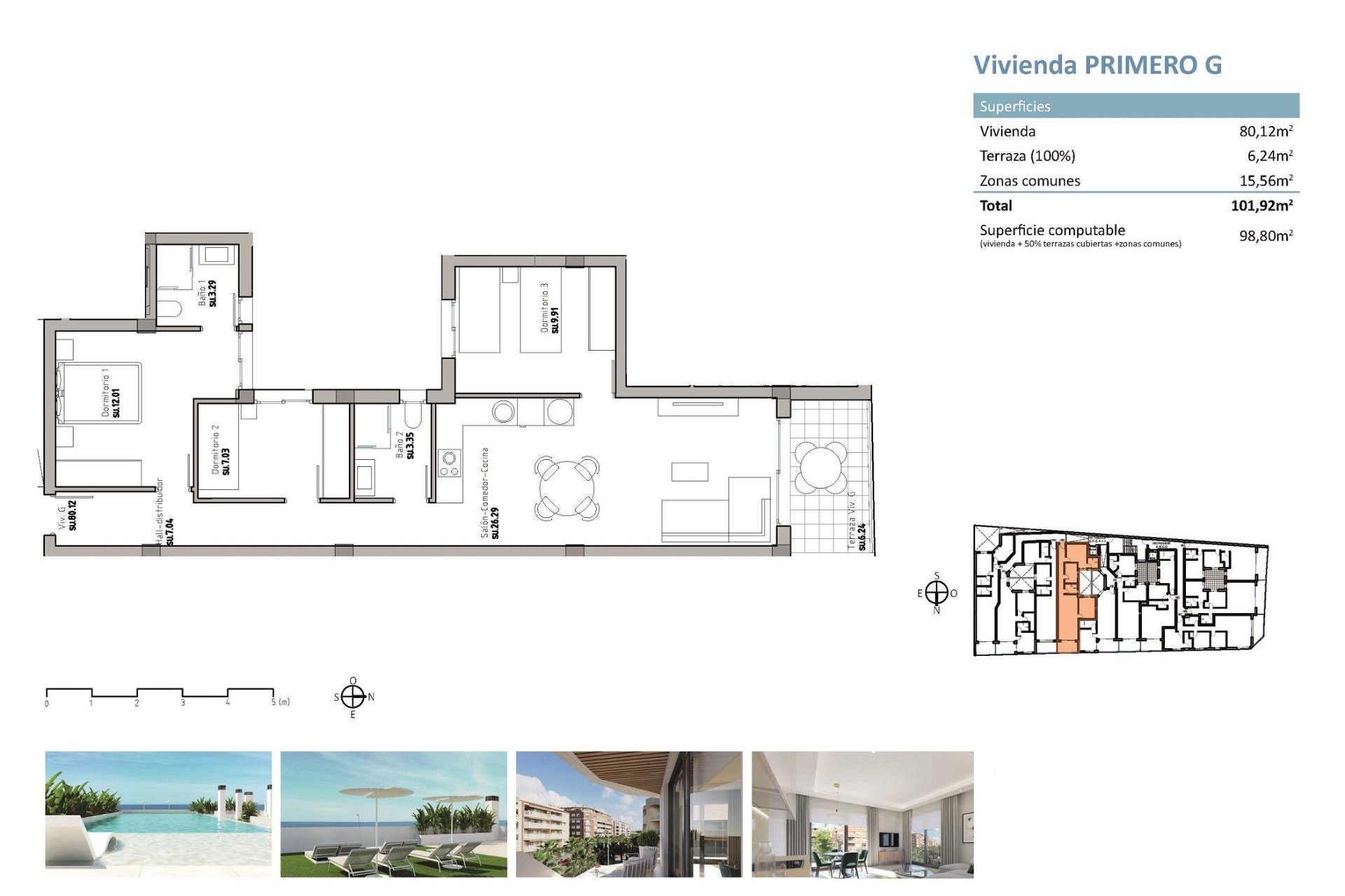 Nouvelle construction - Appartement - Guardamar del Segura - Pueblo