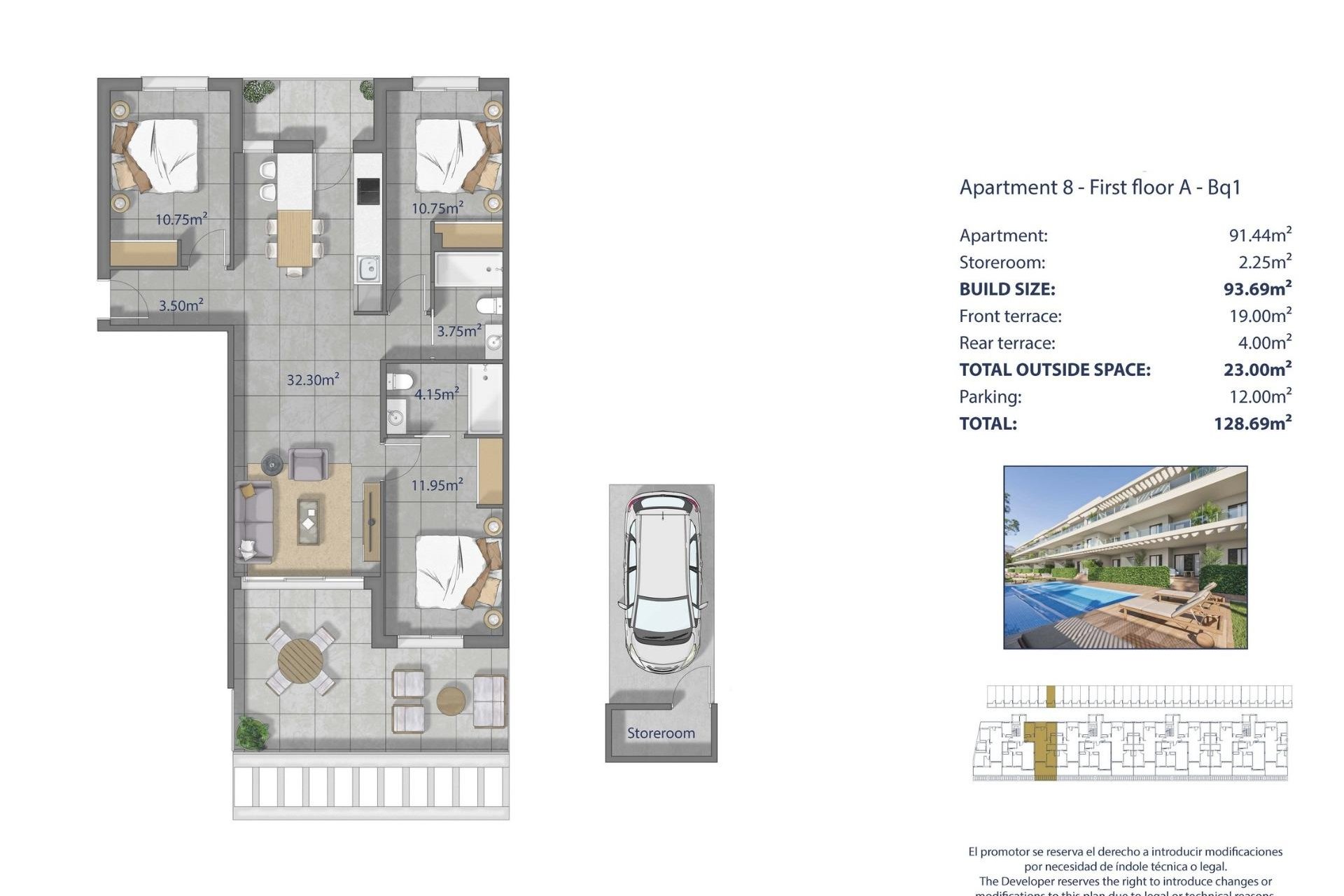 Nouvelle construction - Appartement - Los Alcazares - Los Narejos