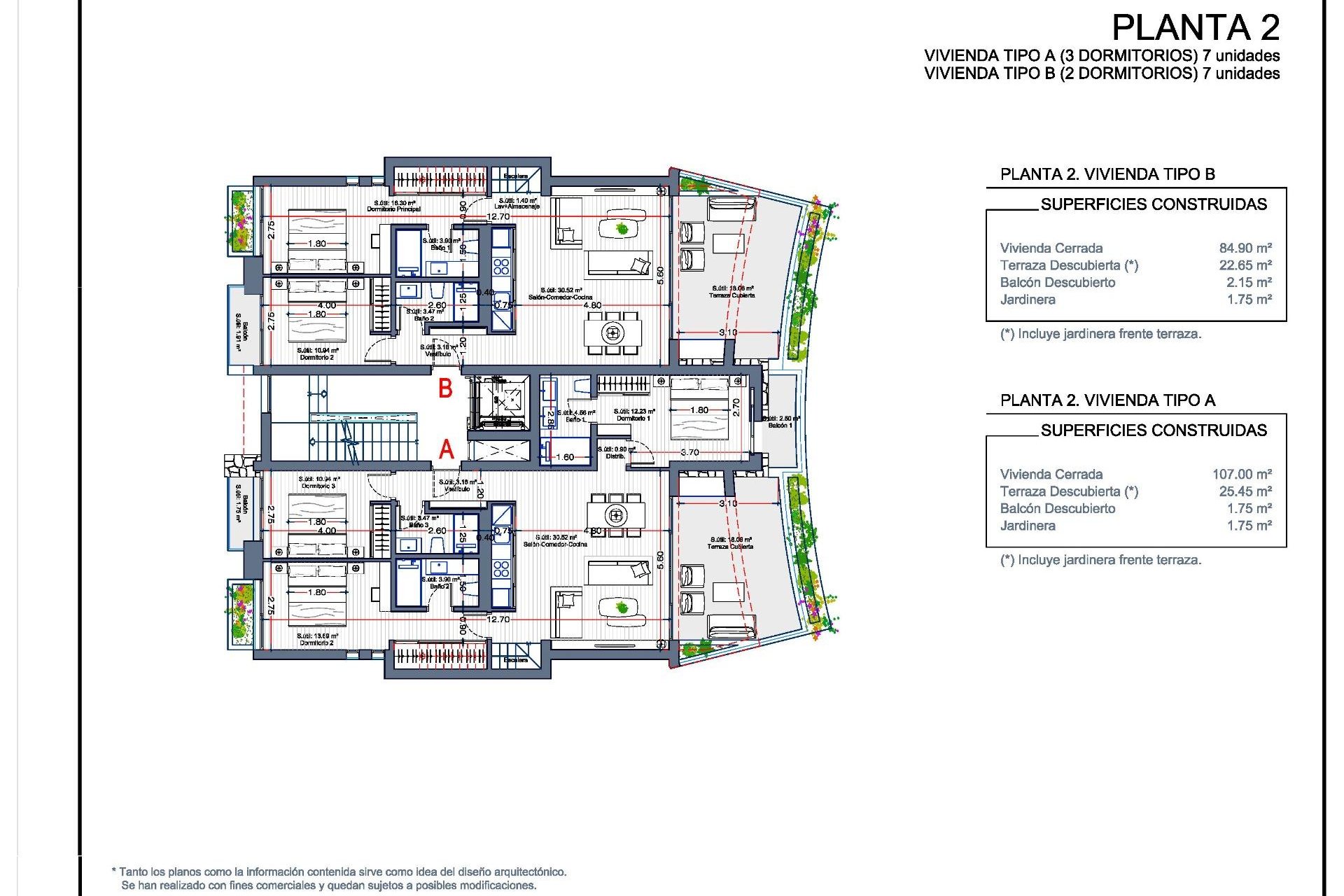 Nouvelle construction - Attique - La Manga del Mar Menor - Las Orquídeas