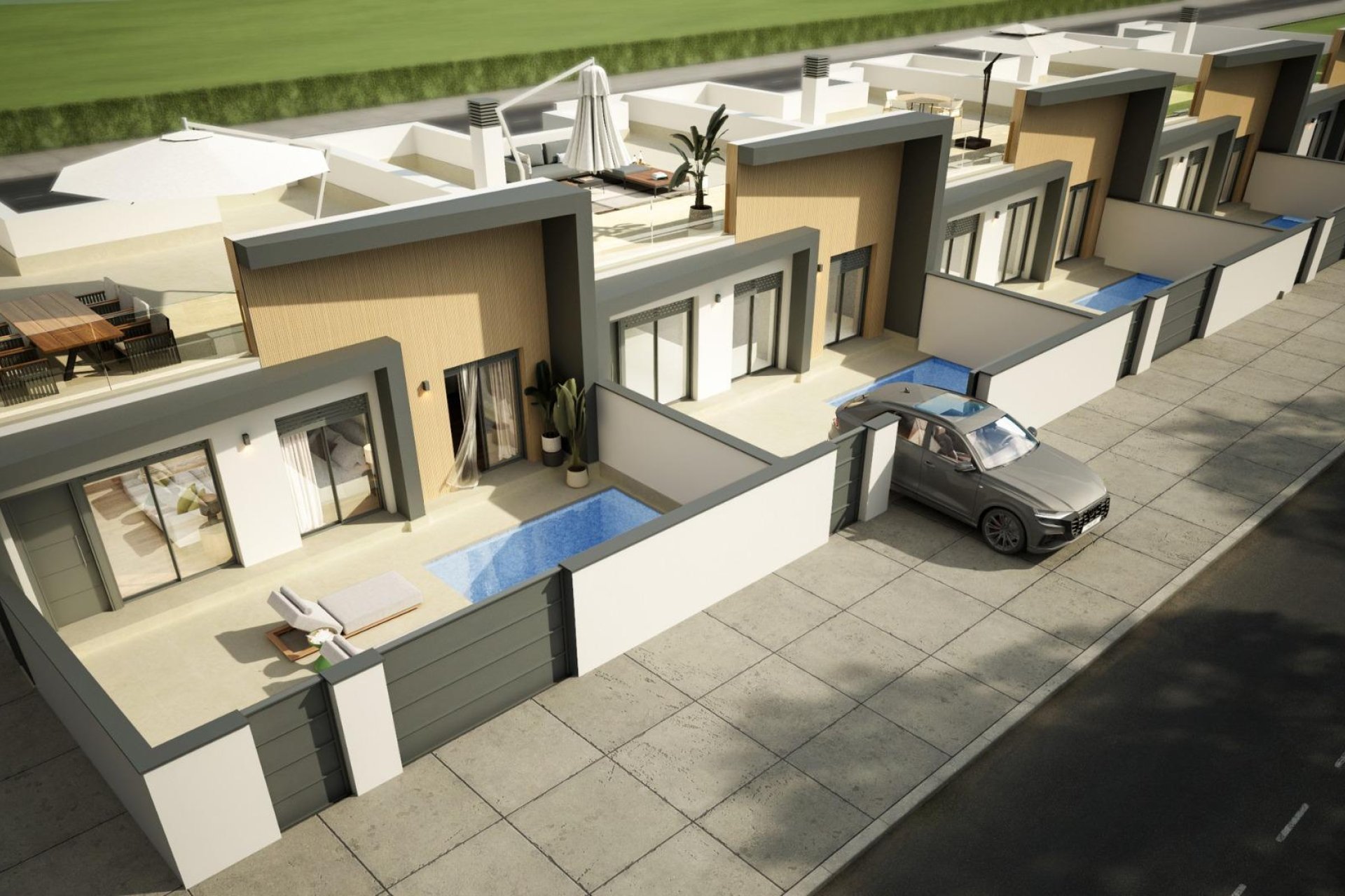 Nouvelle construction - Maison mitoyenne - Avileses