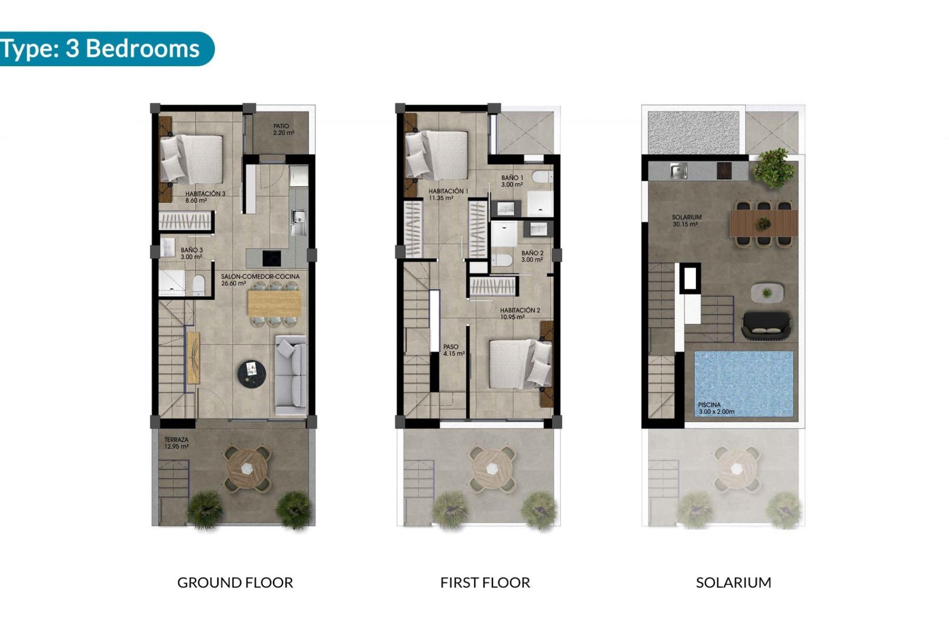 Nouvelle construction - Maison mitoyenne - Dolores - Sector 2