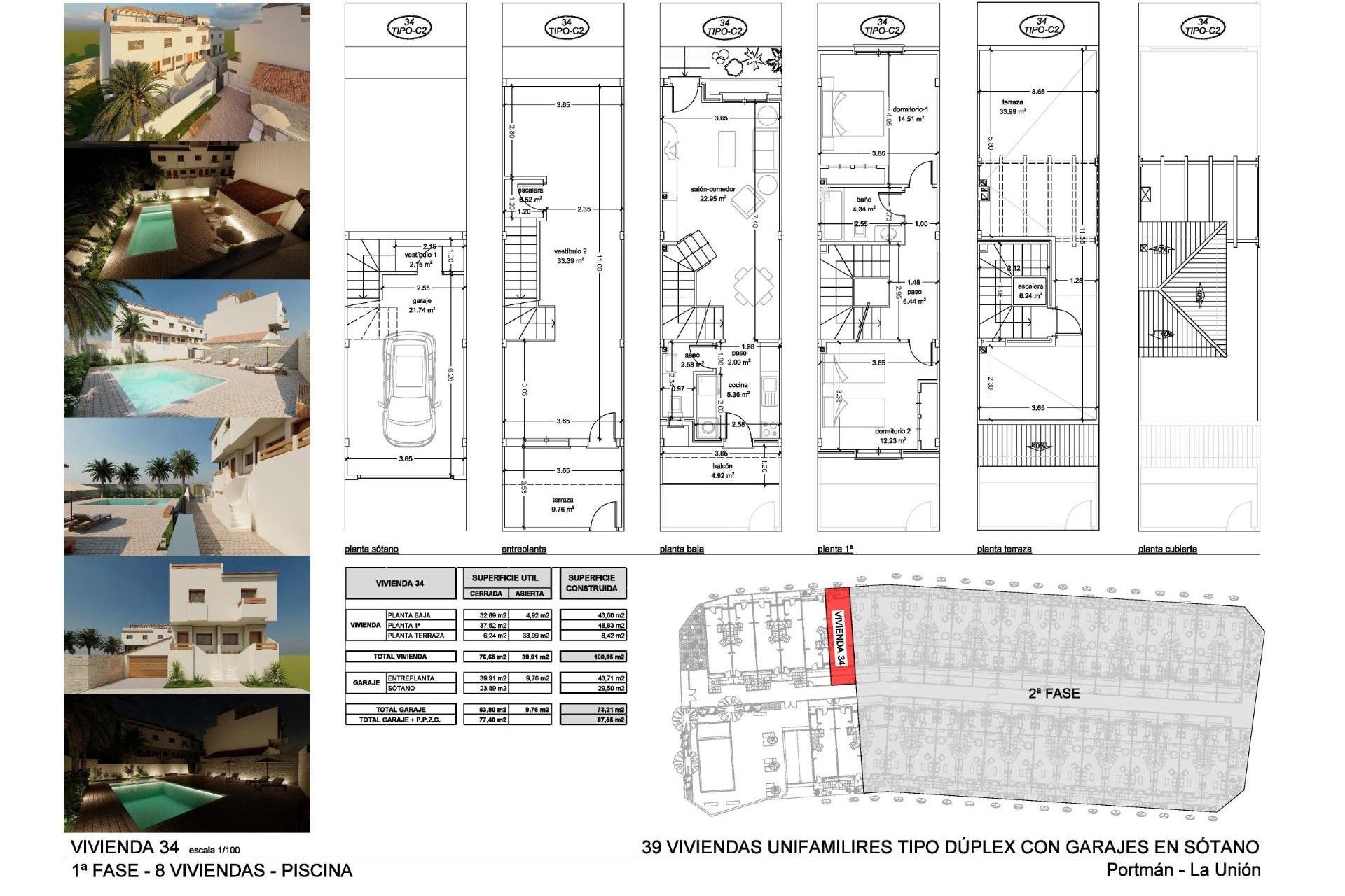 Nouvelle construction - Maison mitoyenne - La Union - centro