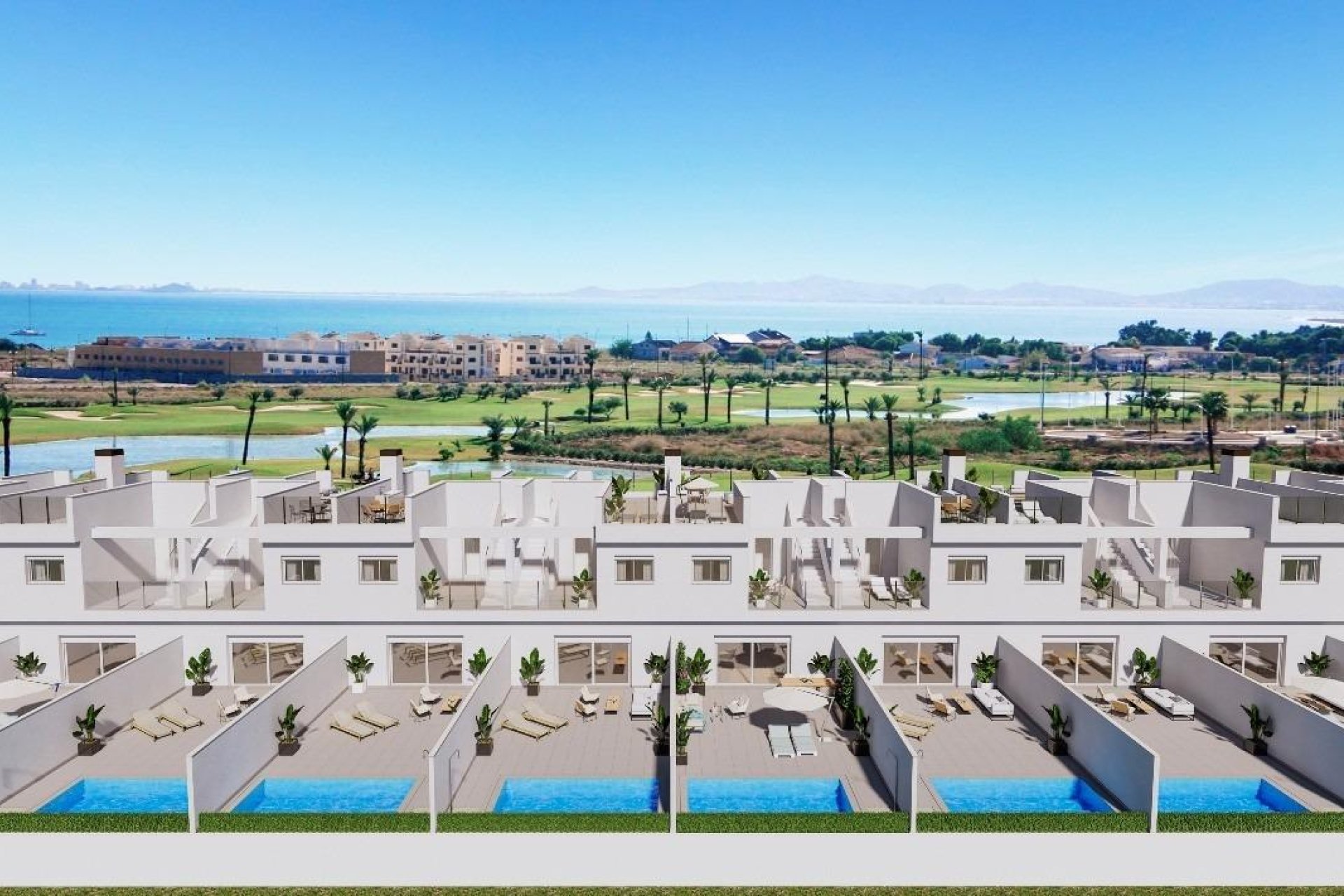 Nouvelle construction - Maison mitoyenne - Los Alcazares - Serena Golf
