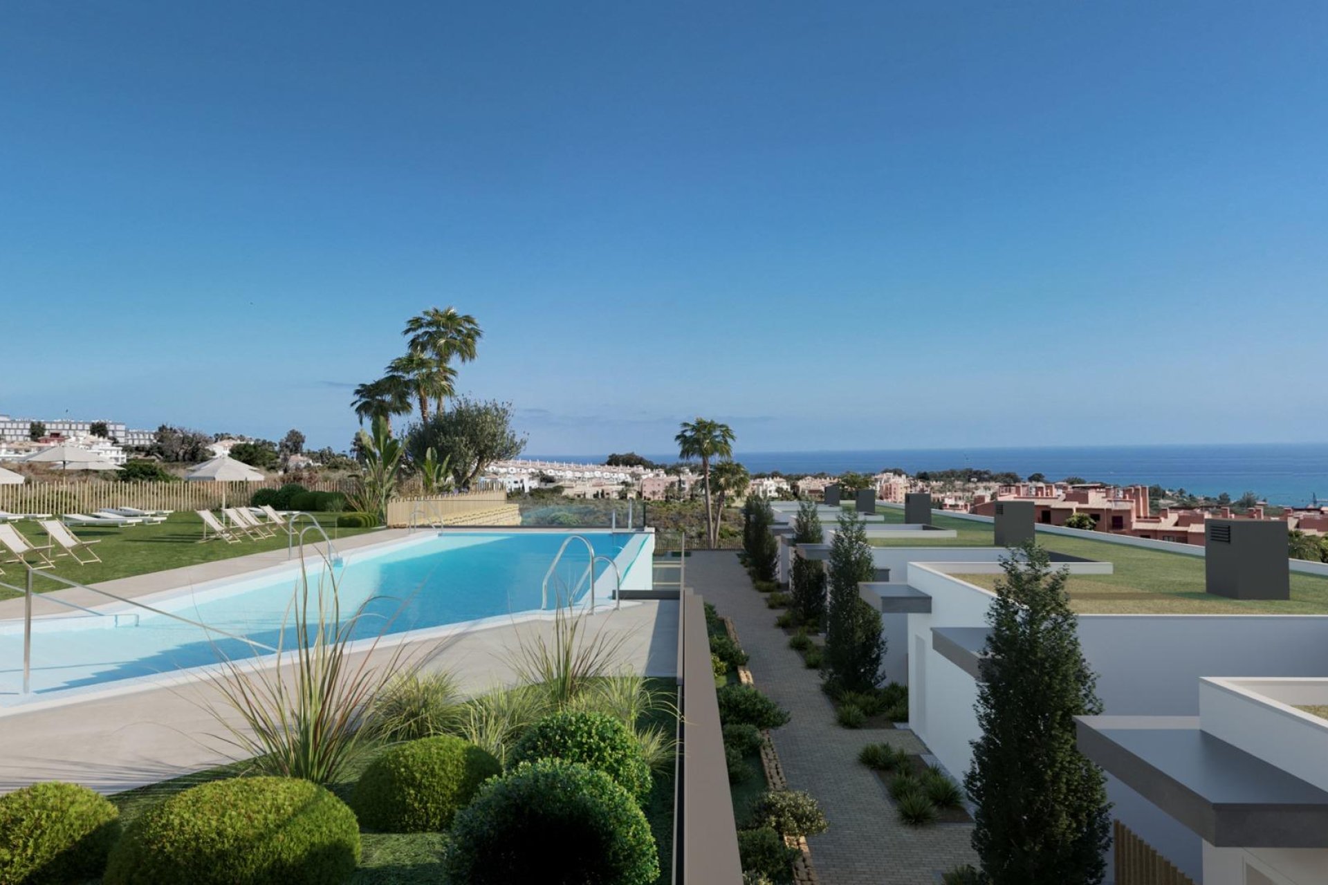 Nouvelle construction - Maison mitoyenne - Manilva - Urb. Bahia de las Rocas