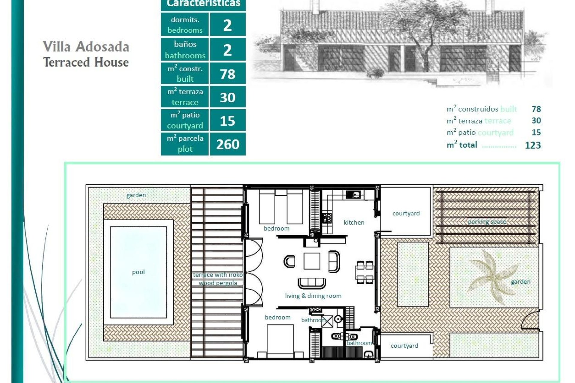 Nouvelle construction - Maison mitoyenne - Sucina - Peraleja Golf