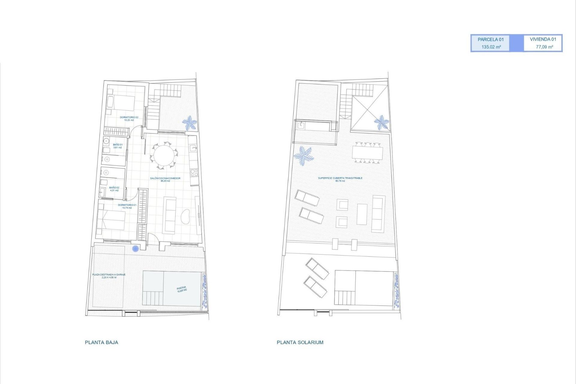 Nouvelle construction - Maison mitoyenne - Torre Pacheco - El Alba