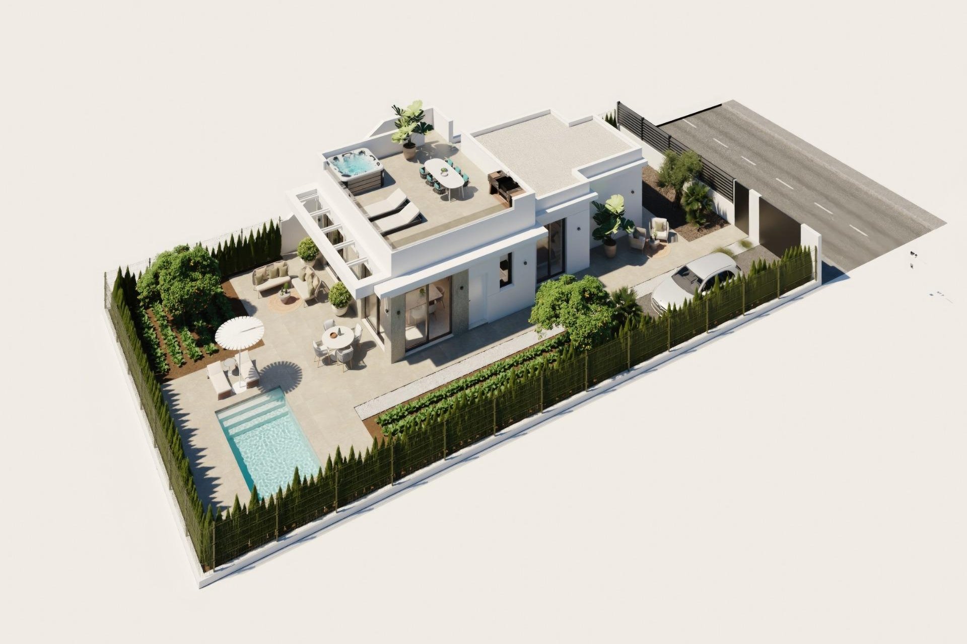 Nouvelle construction - Villa - Fuente Álamo - Hacienda del Alamo