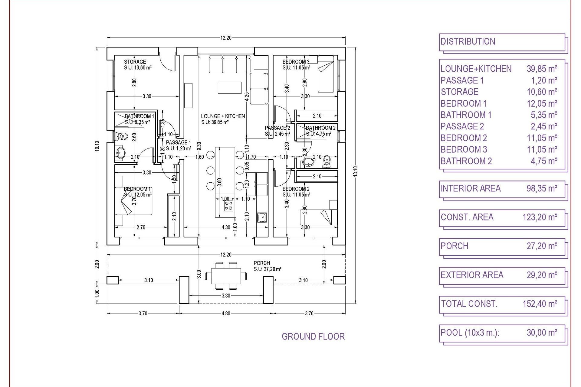 Nouvelle construction - Villa - Pinoso - Campo