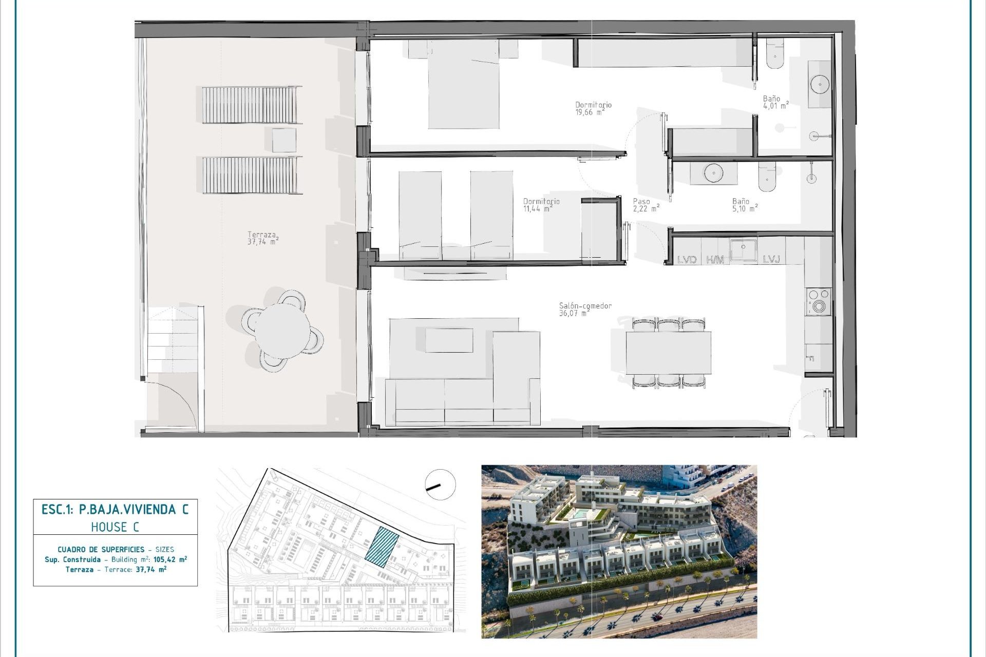 Obra nueva - Apartamento / piso - Aguilas - El Hornillo