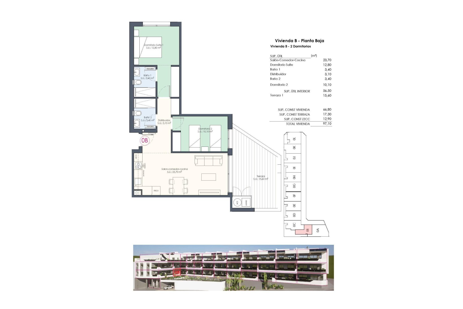 Obra nueva - Apartamento / piso - Benijofar - Pueblo