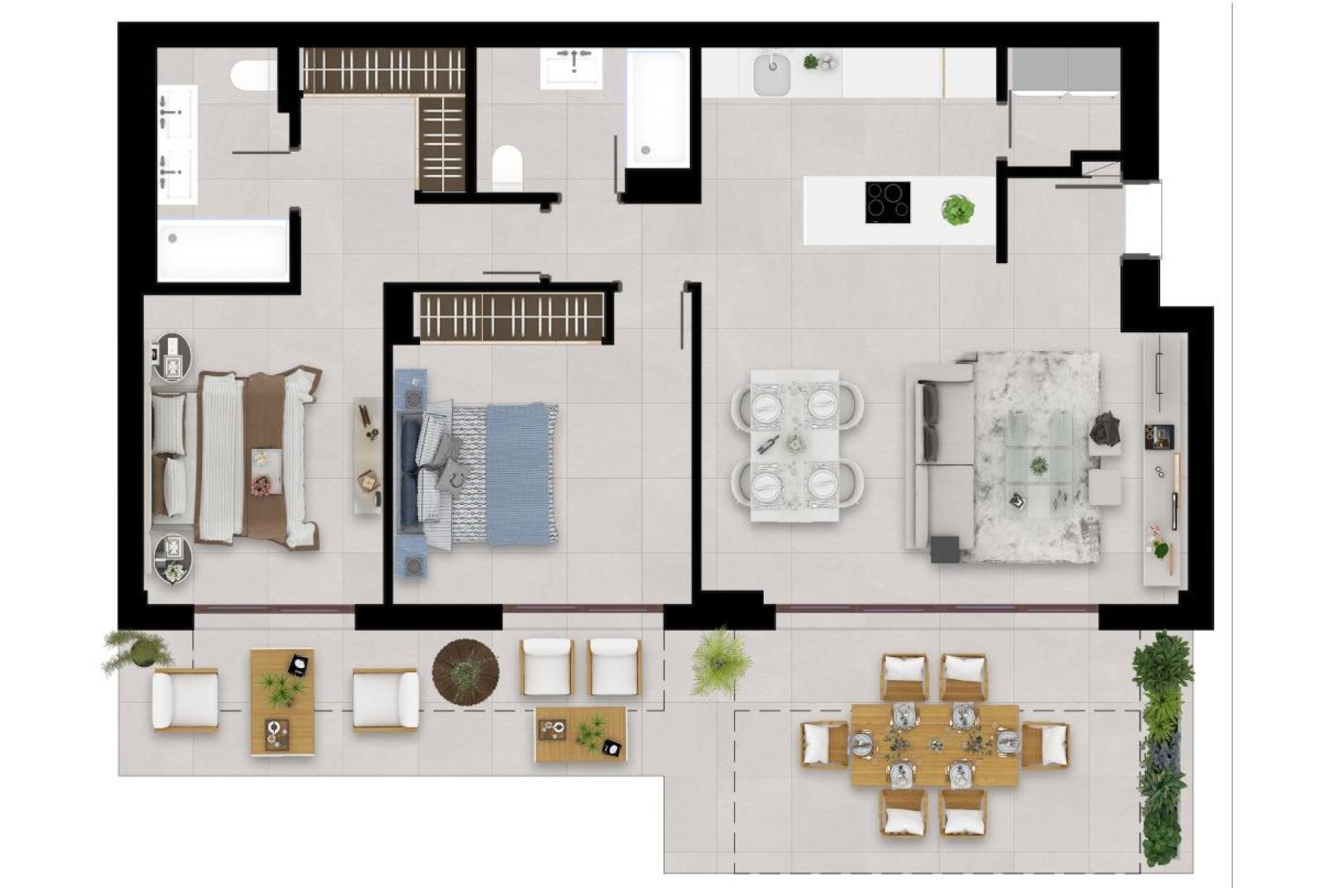 Obra nueva - Apartamento / Piso - Istán - Urbaniz. Cerros del Lago