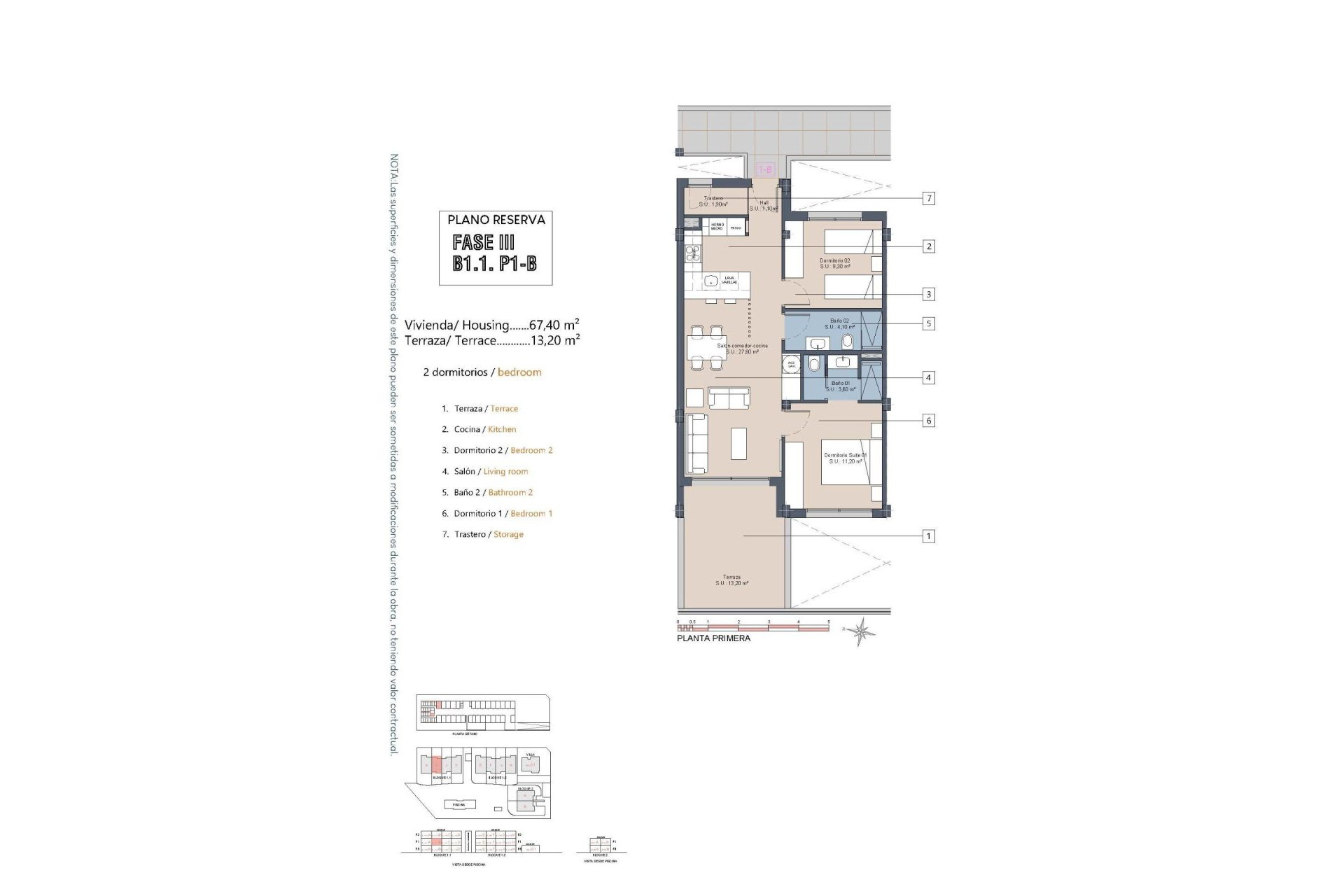 Obra nueva - Apartamento / Piso - Los Alcazares - La Serena Golf