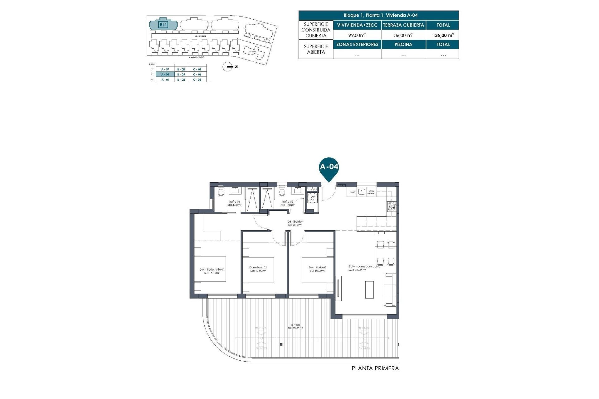 Obra nueva - Apartamento / Piso - Los Alcazares - Serena Golf
