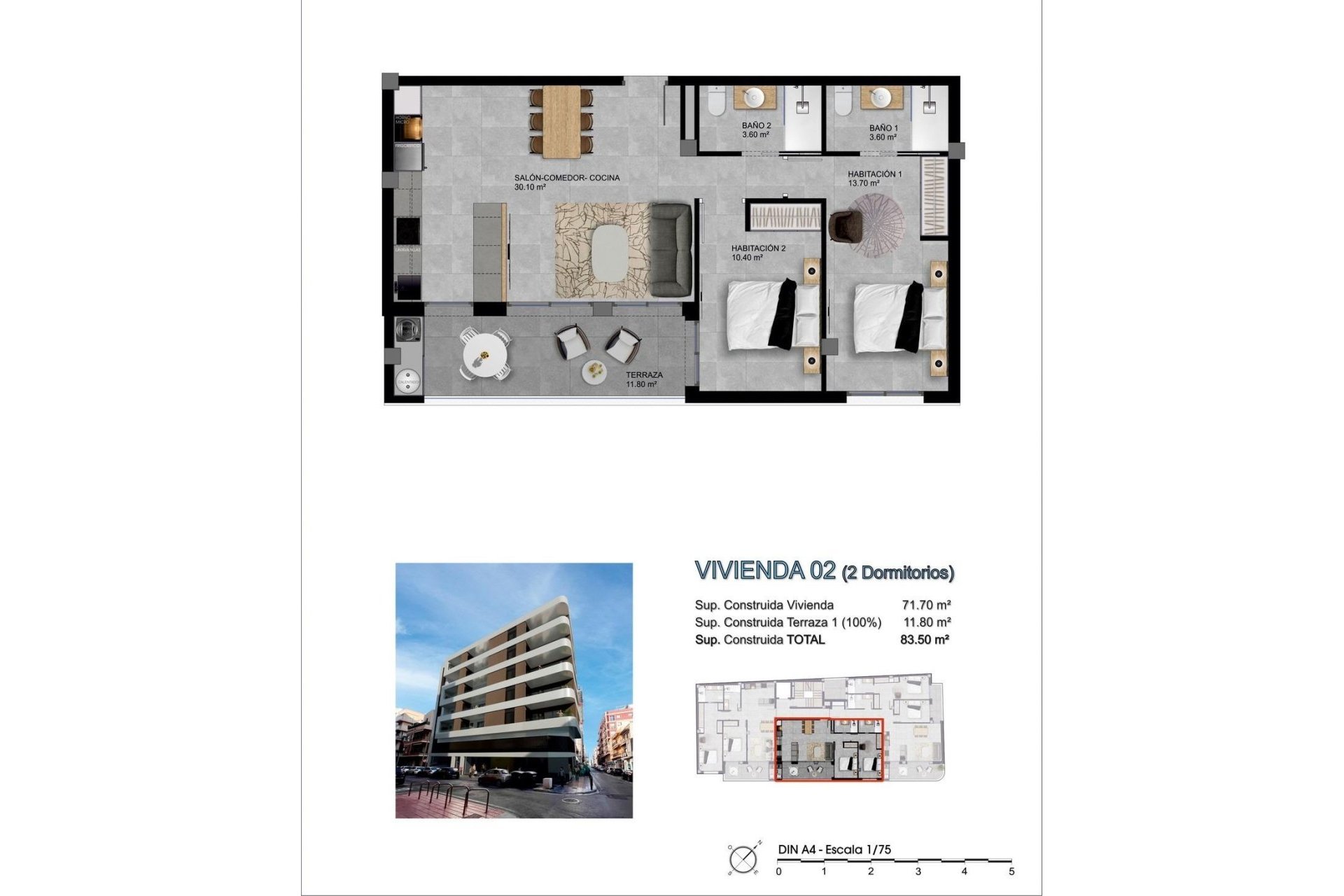 Obra nueva - Apartamento / Piso - Santa Pola - pueblo