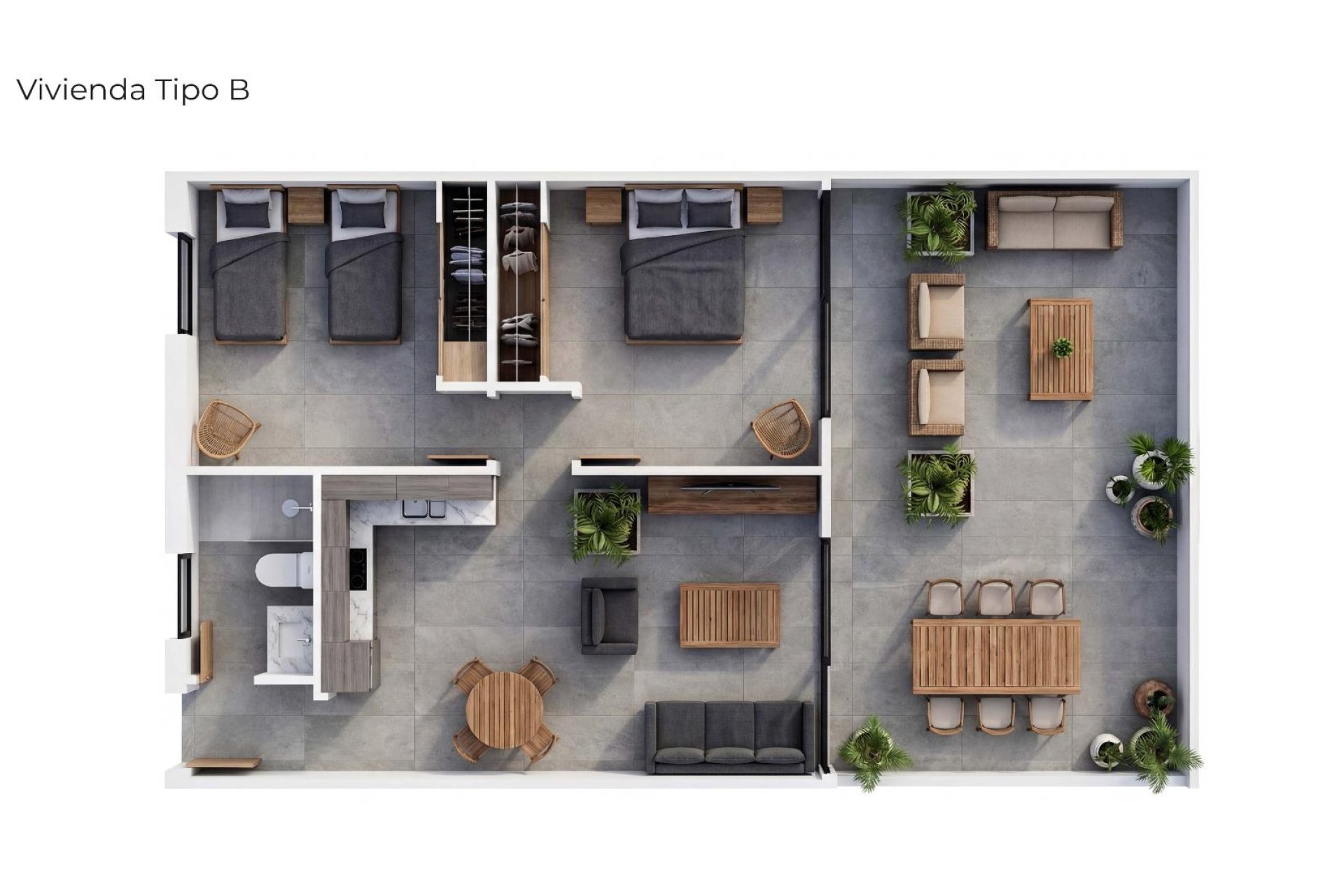 Obra nueva - Apartamento / Piso - Vera - Vera Playa