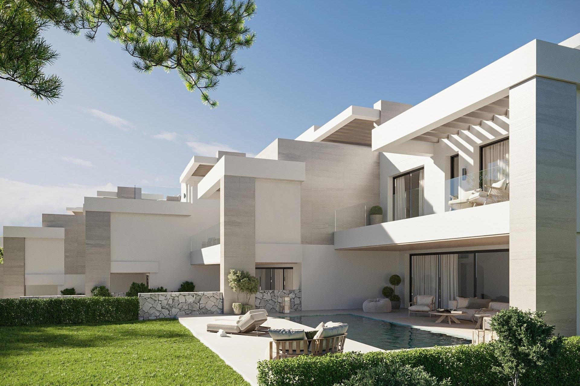 Obra nueva - Casa adosada - Benahavís - La Quinta Golf
