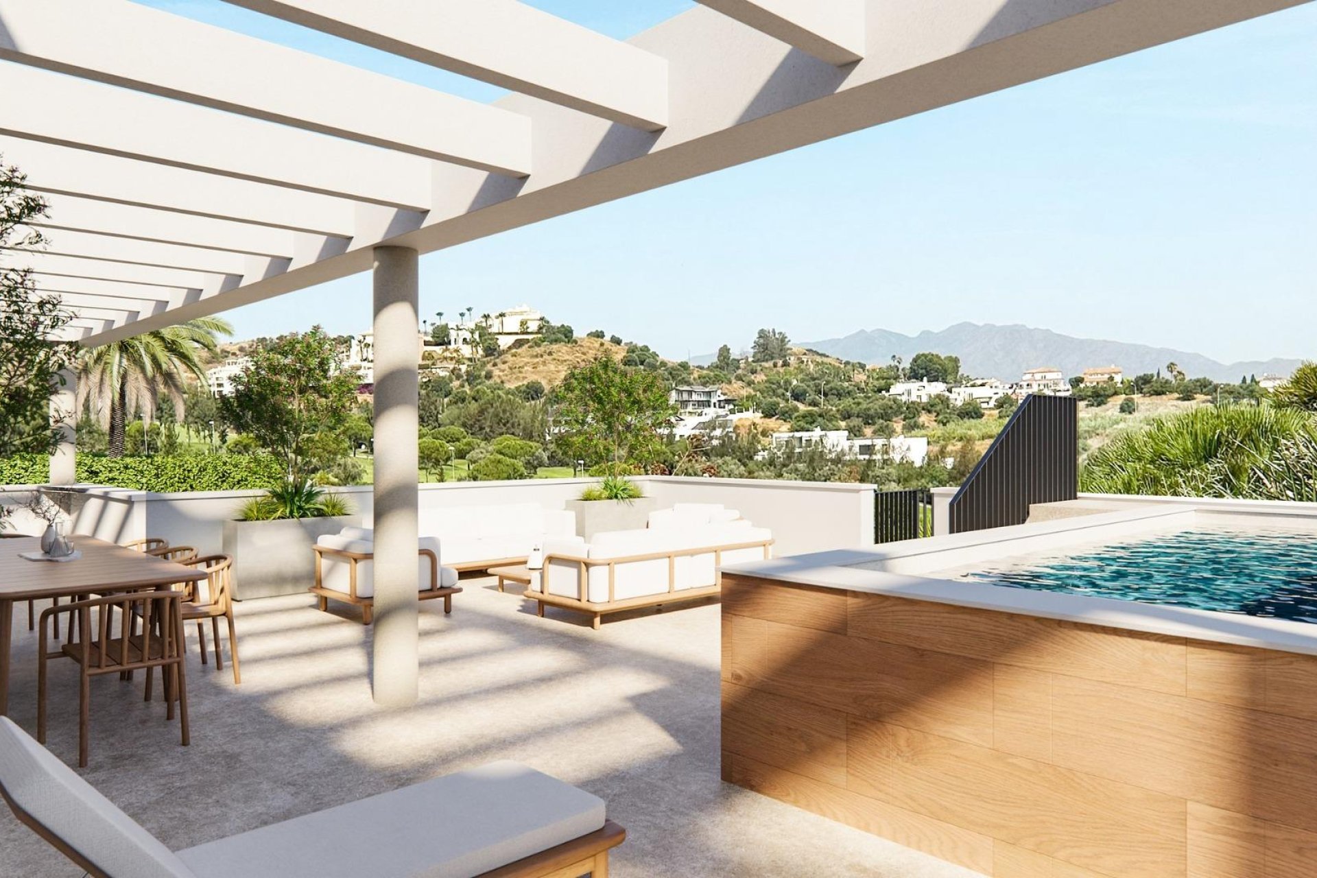 Obra nueva - Casa adosada - Mijas - Cerrado del Águila Golf