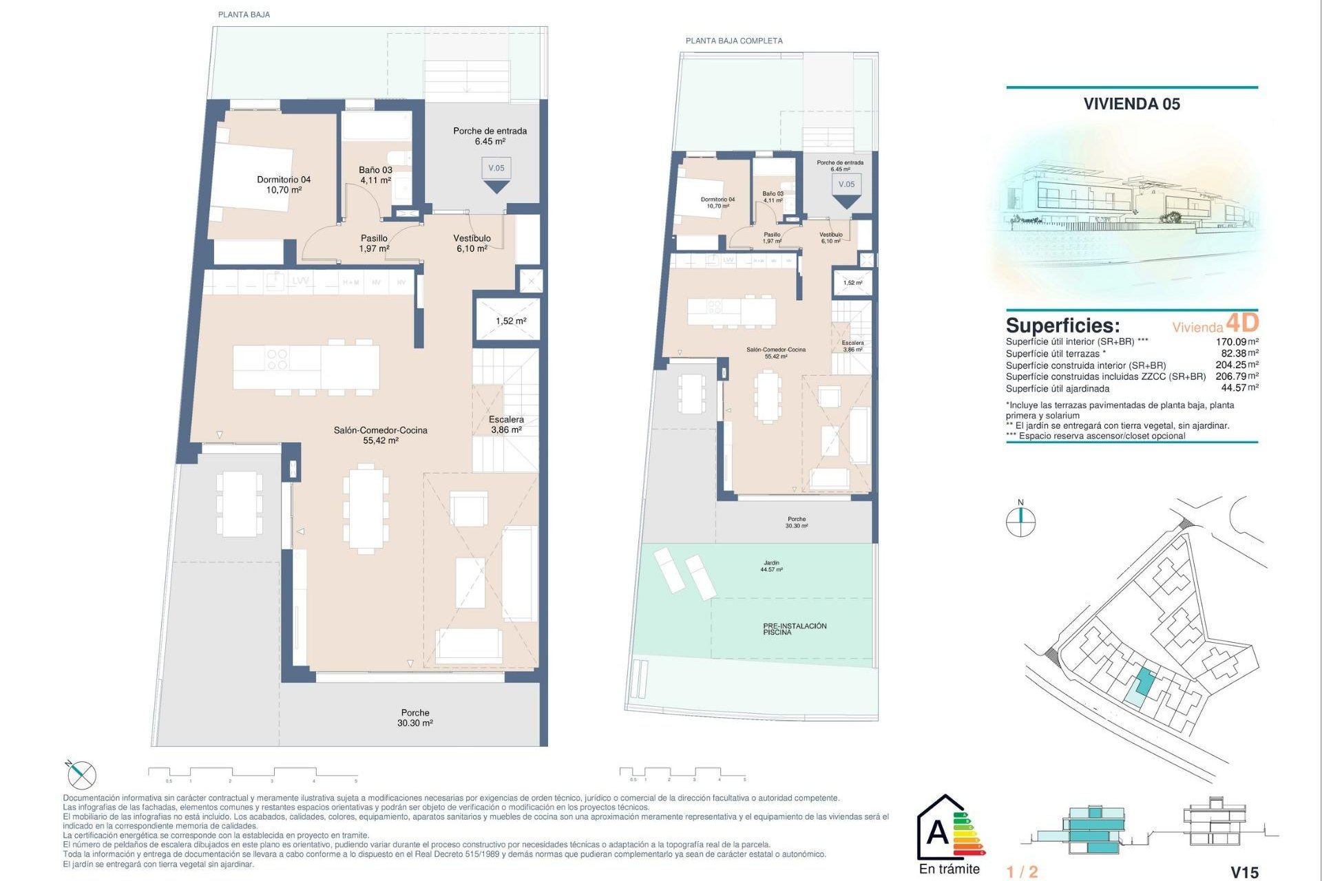 Obra nueva - Casa adosada - San Juan de Alicante - Cabo de las Huertas