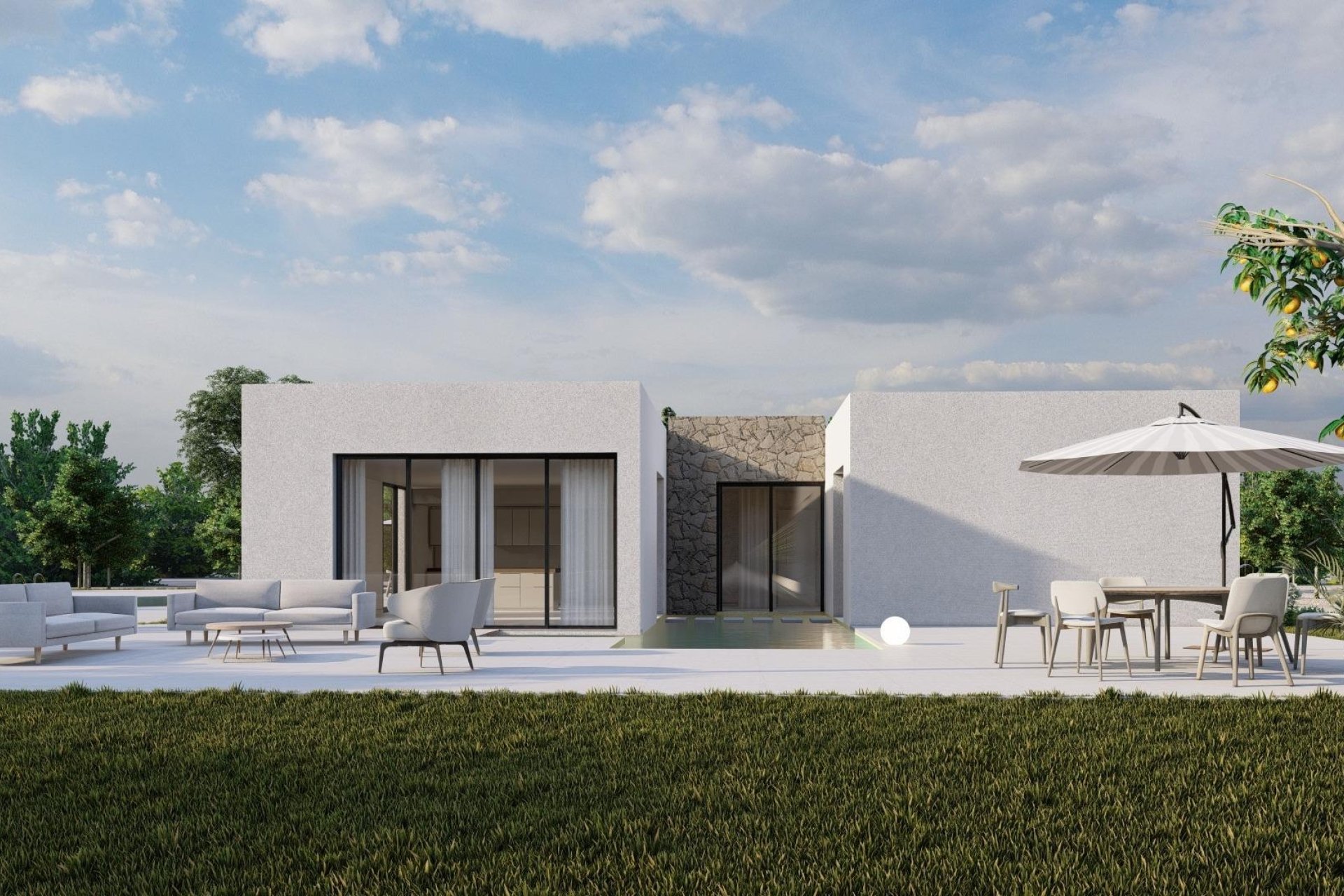 Obra nueva - Villa - Algorfa