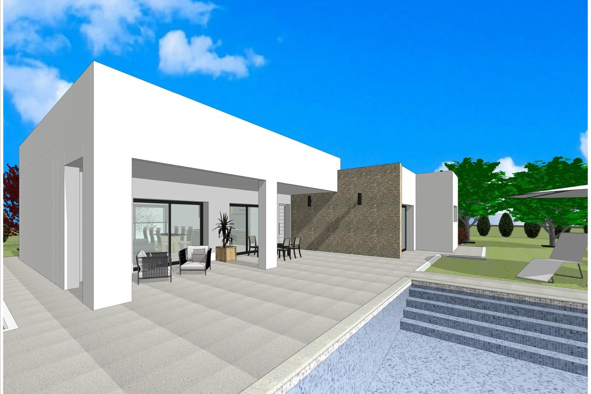 Obra nueva - Villa - Aspe - Poligono 19