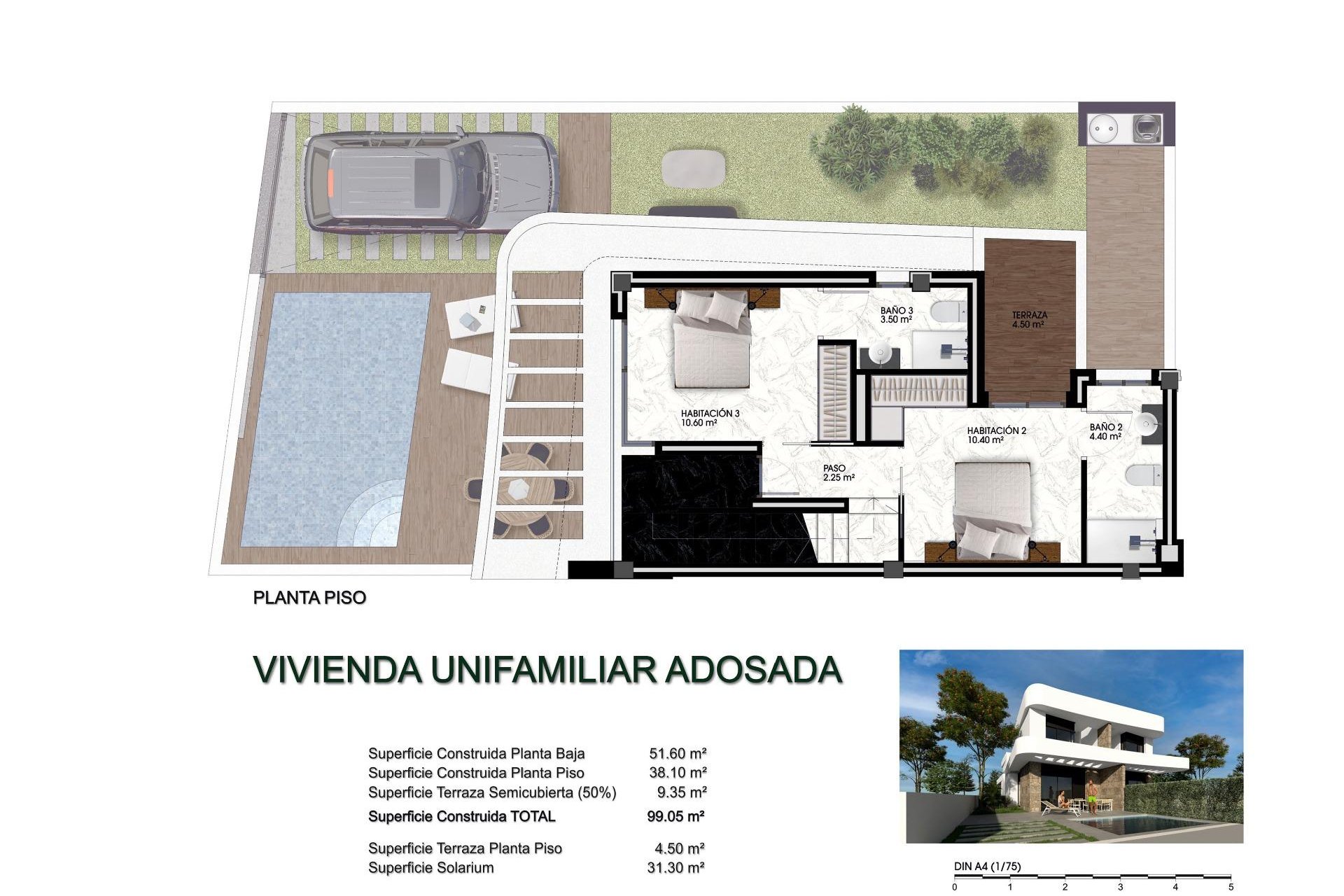 Obra nueva - Villa - Los Montesinos - La Herada