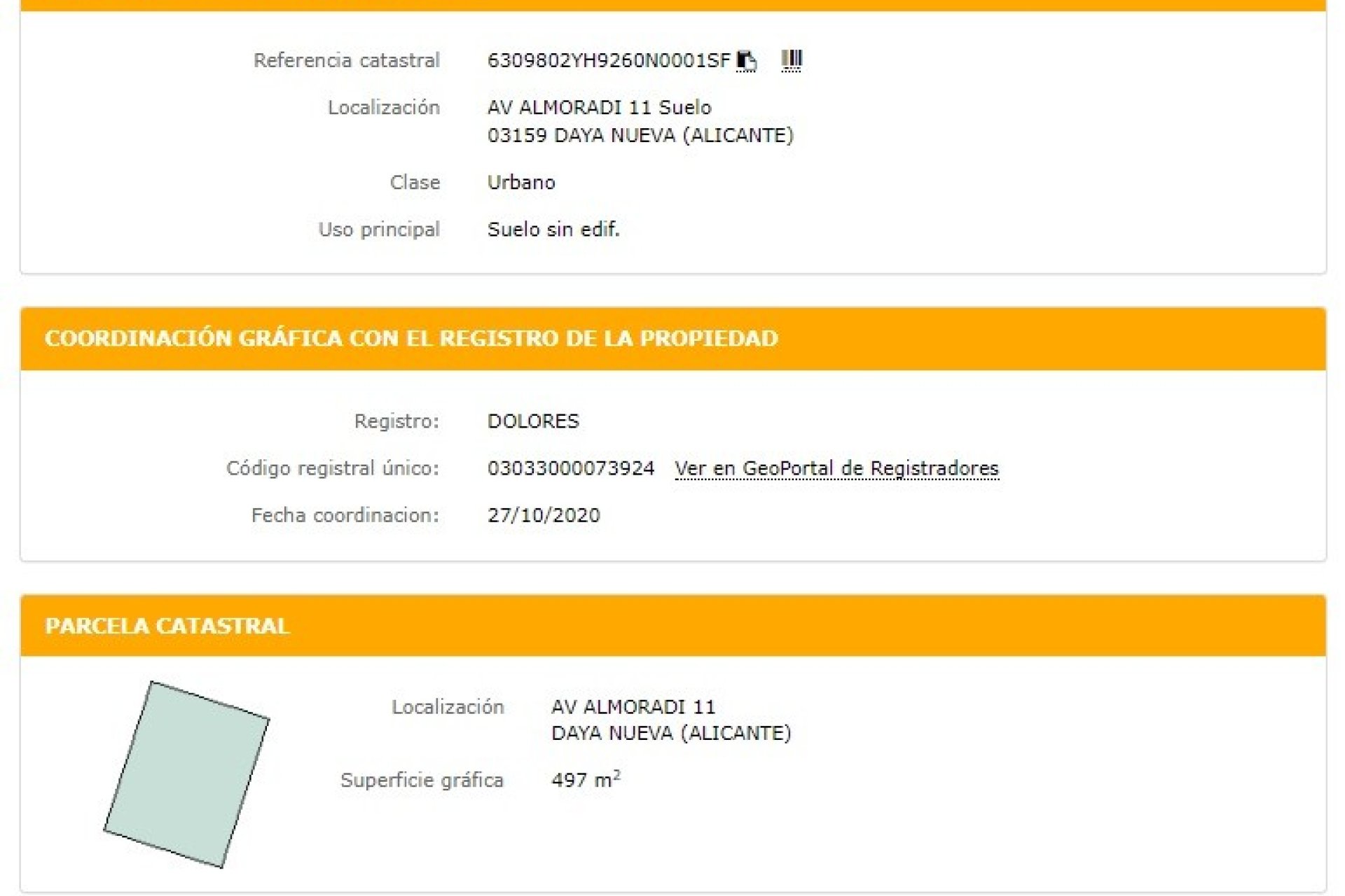 Revente - Parcelle - Daya Nueva