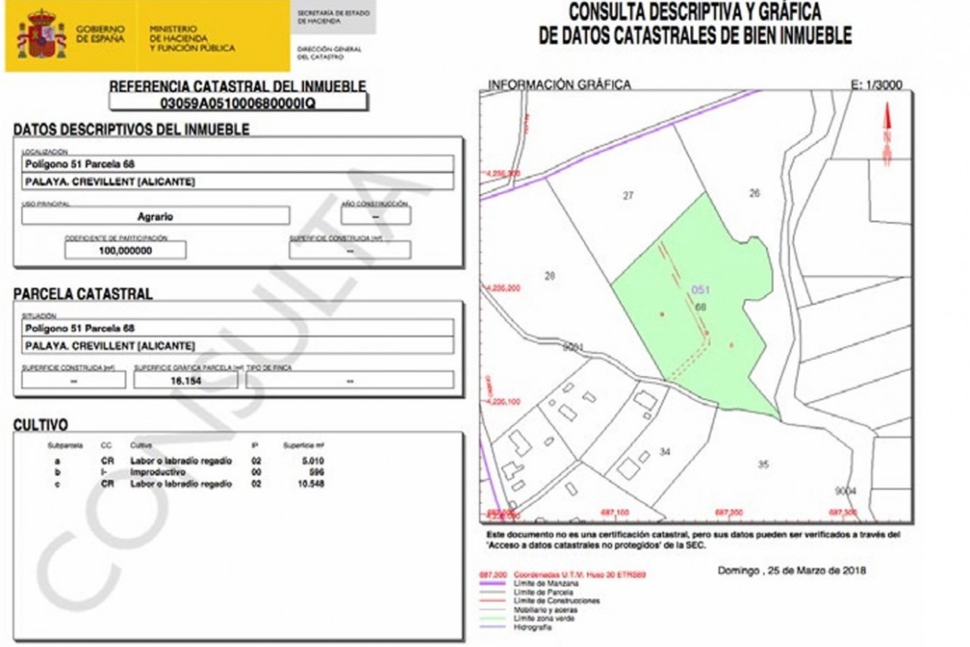 Revente - Plot - Crevillente