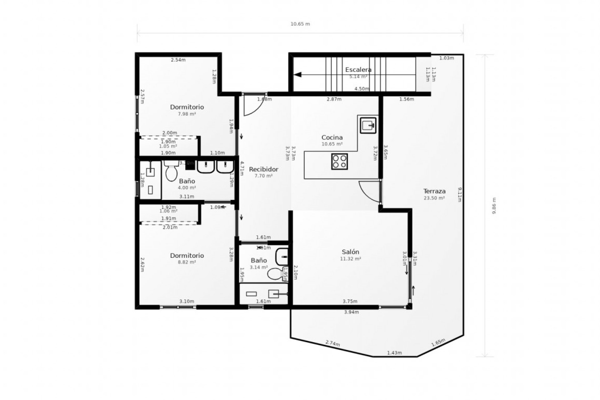 Wiederverkauf - Wohnung - San Miguel de Salinas